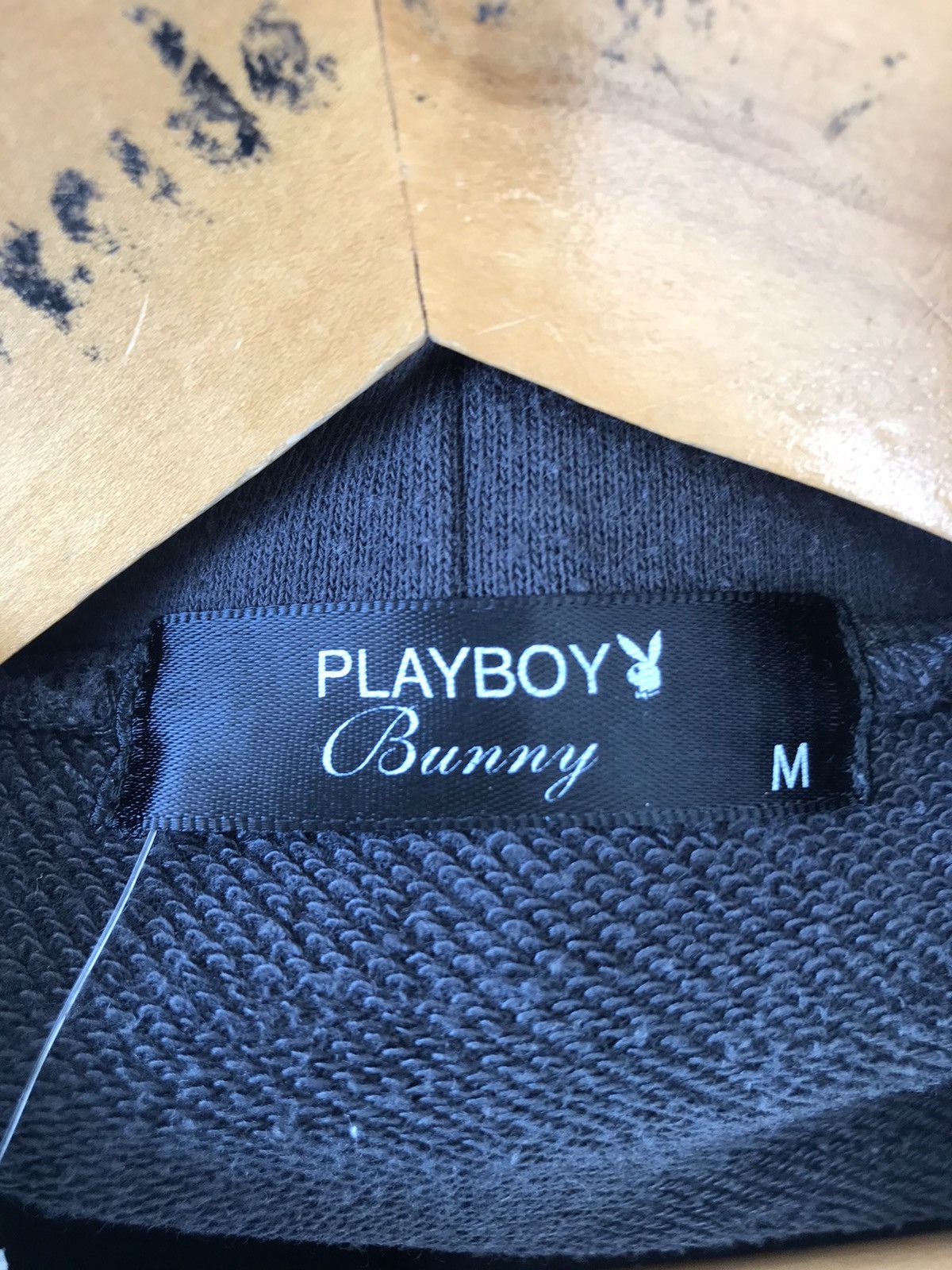 Vintage Faded PLAYBOY box Logo Hoodie