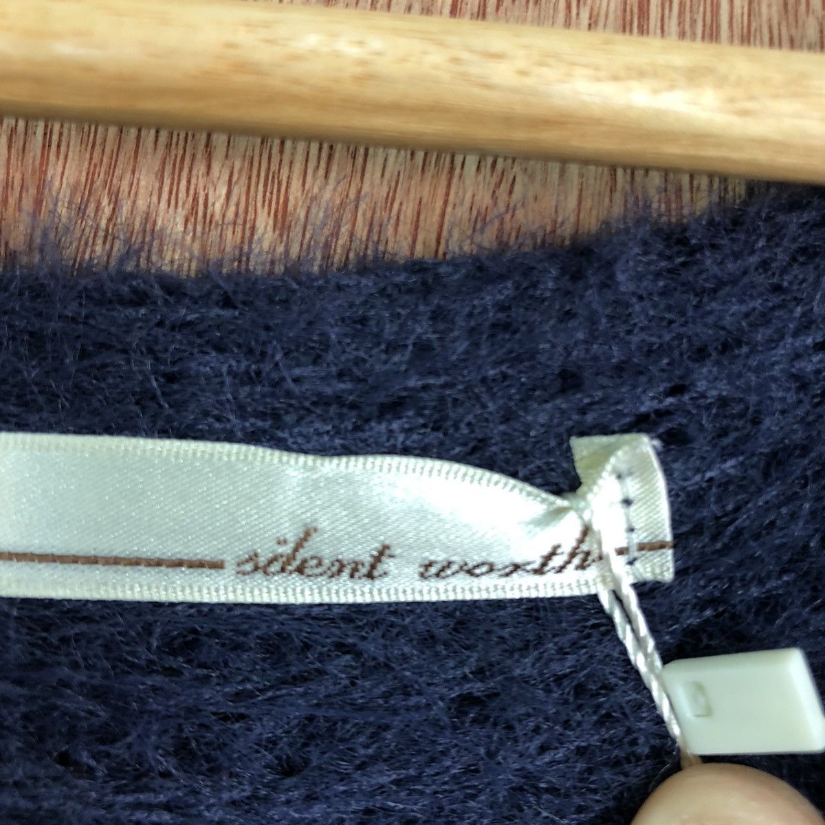 Homespun Knitwear DLL Silent Worth Dark Blue Mohair Knitwear #c363 Size US M / EU 48-50 / 2 - 8 Thumbnail