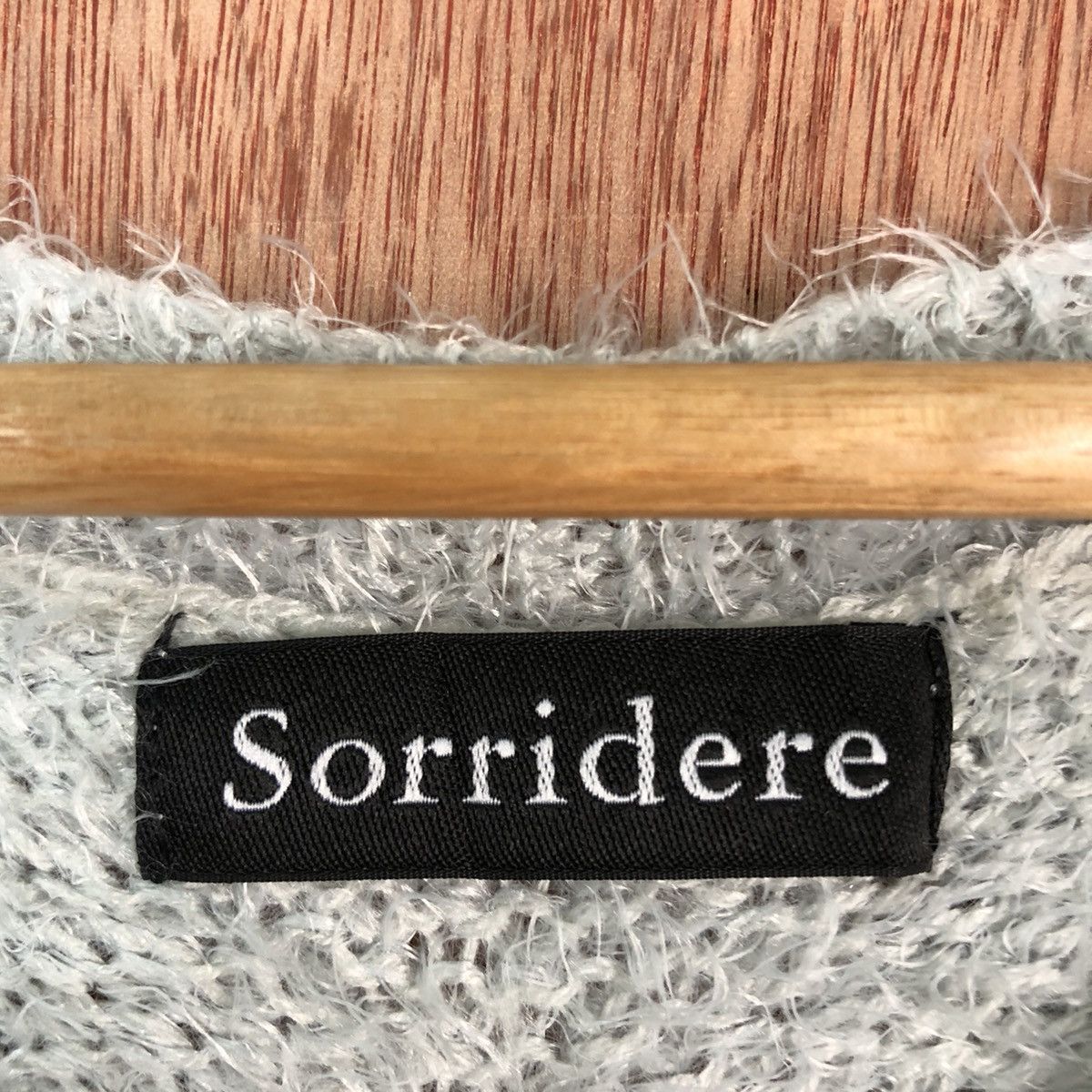Homespun Knitwear DLL Sorridere Grey Mohair Shag Shaggy knitwear #c385 Size M / US 6-8 / IT 42-44 - 9 Thumbnail