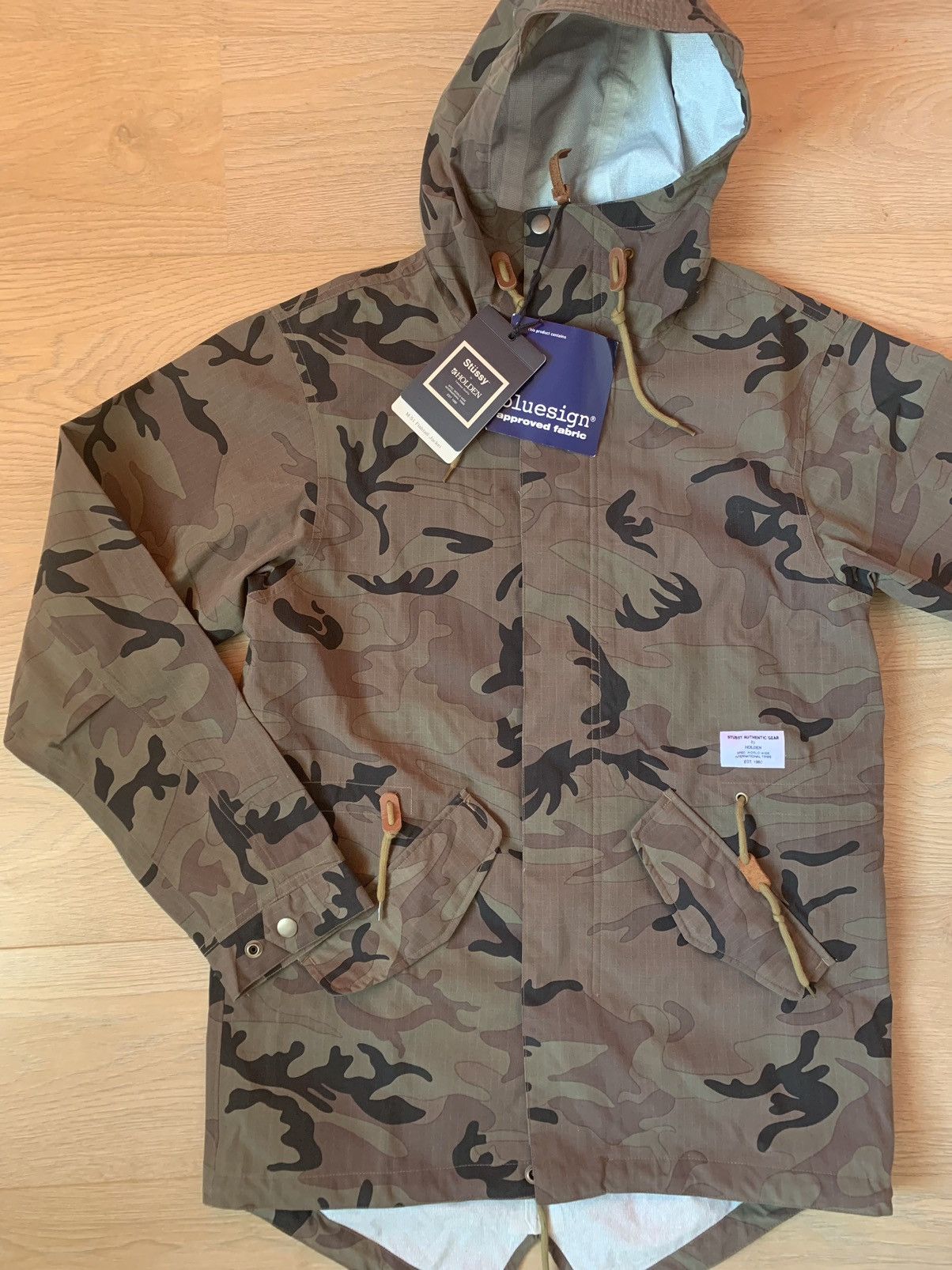 中古STUSSY x HOLDEN M-51 Fishtail Jacket M Holden Outerwear × Stussy Stussy x Holden Outerwear M-51 fishtail