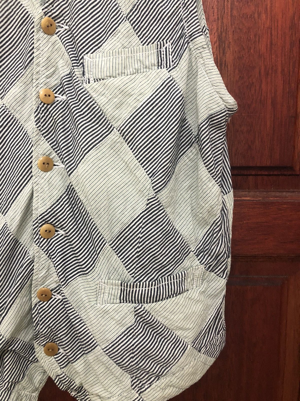 Beams Plus × Japanese Brand Beams India Madnas Patchwork Inspired Kapital Design Vest Size US L / EU 52-54 / 3 - 8 Thumbnail