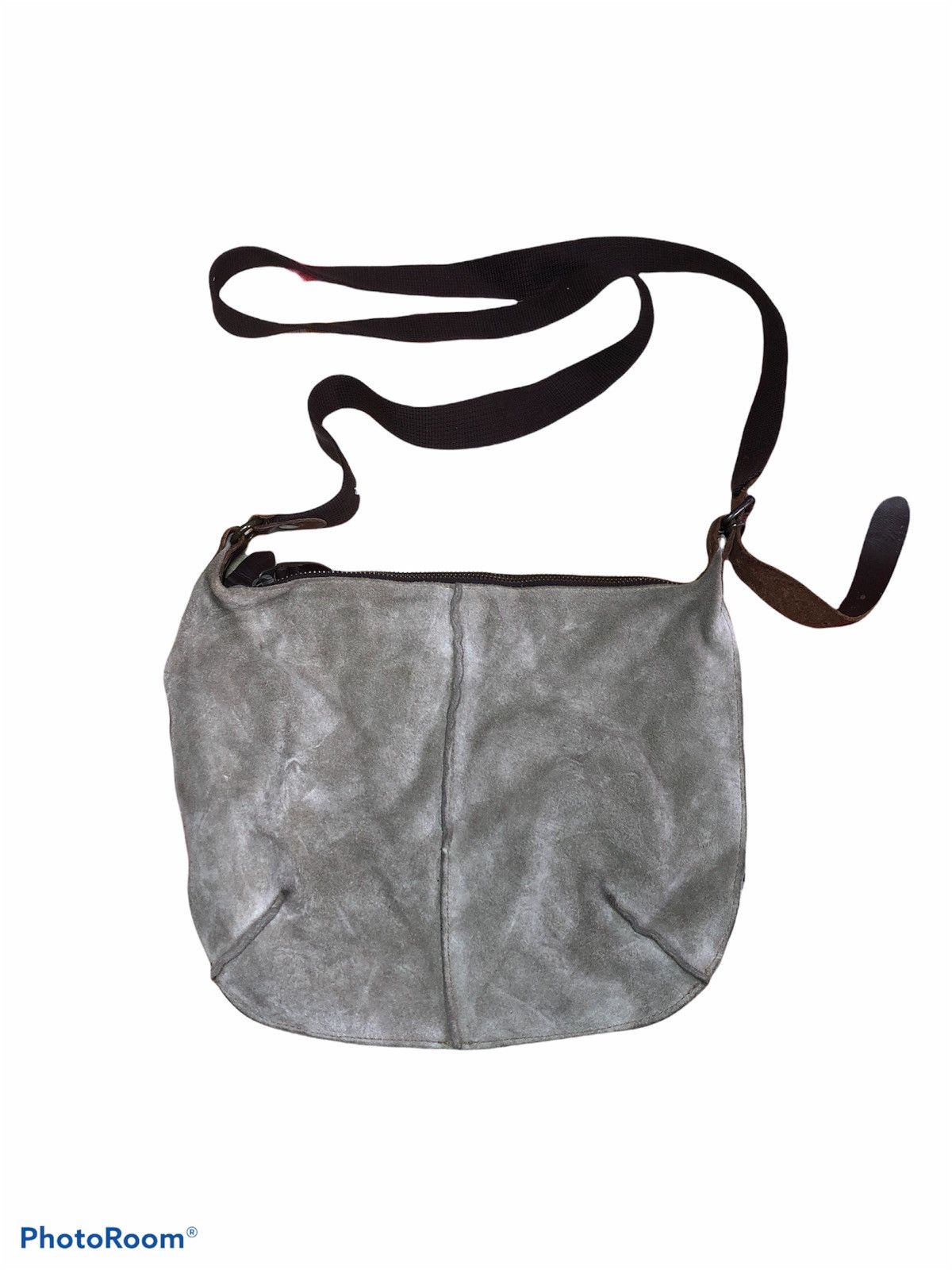Genuine Leather × Takeo Kikuchi LEATHER⚡️⚡️TAKEO KIKUCHI SUEDE LEATHER SLINGBAG Size ONE SIZE - 2 Thumbnail