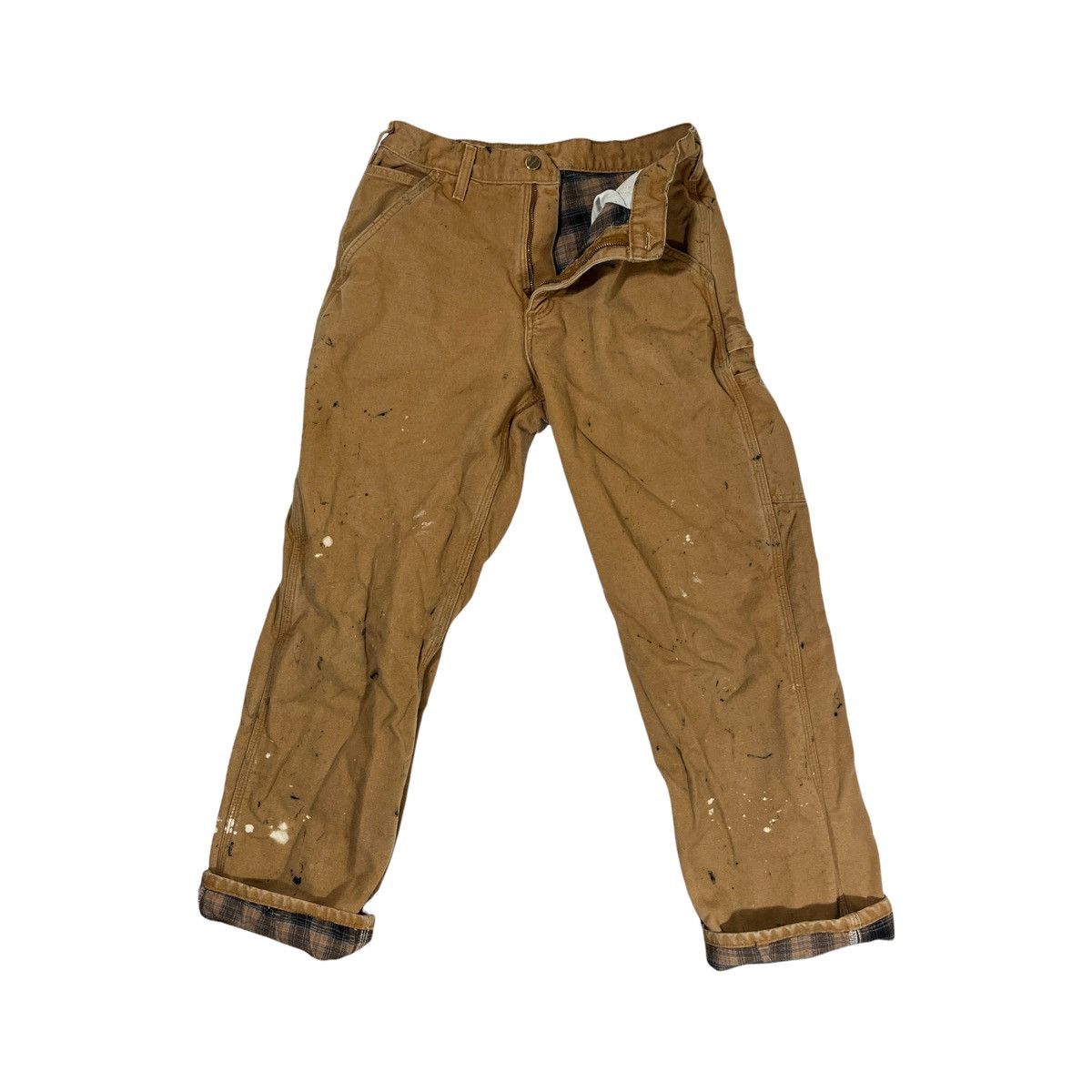 Carhartt × Vintage Vintage Carhartt Flannel Lined Pants Size US 30 / EU 46 - 1 Thumbnail