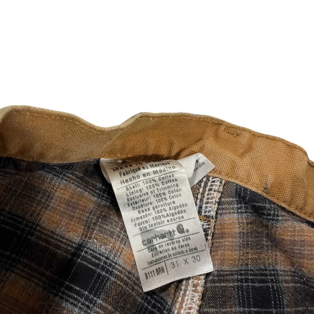 Carhartt × Vintage Vintage Carhartt Flannel Lined Pants Size US 30 / EU 46 - 3 Thumbnail