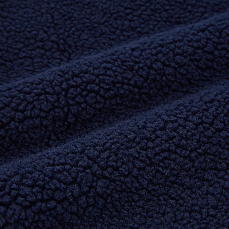 JW Anderson × Uniqlo XL Extra Large Navy Fleece Jacket Pile-Lined Full-Zip Coat Size US XL / EU 56 / 4 - 19 Thumbnail