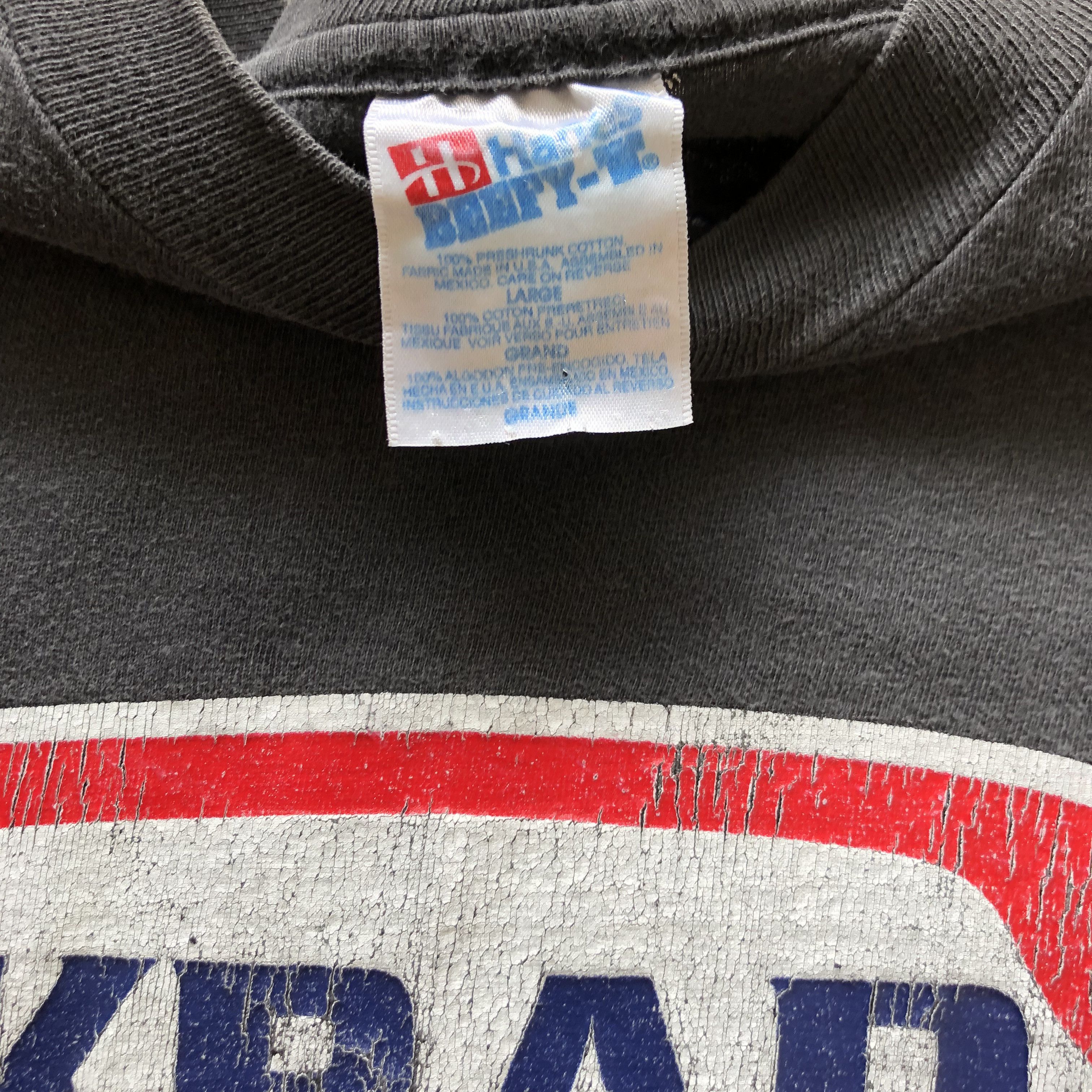 Hanes × Vintage Vintage 90s KRAP Parody T-shirt Size US L / EU 52-54 / 3 - 4 Thumbnail