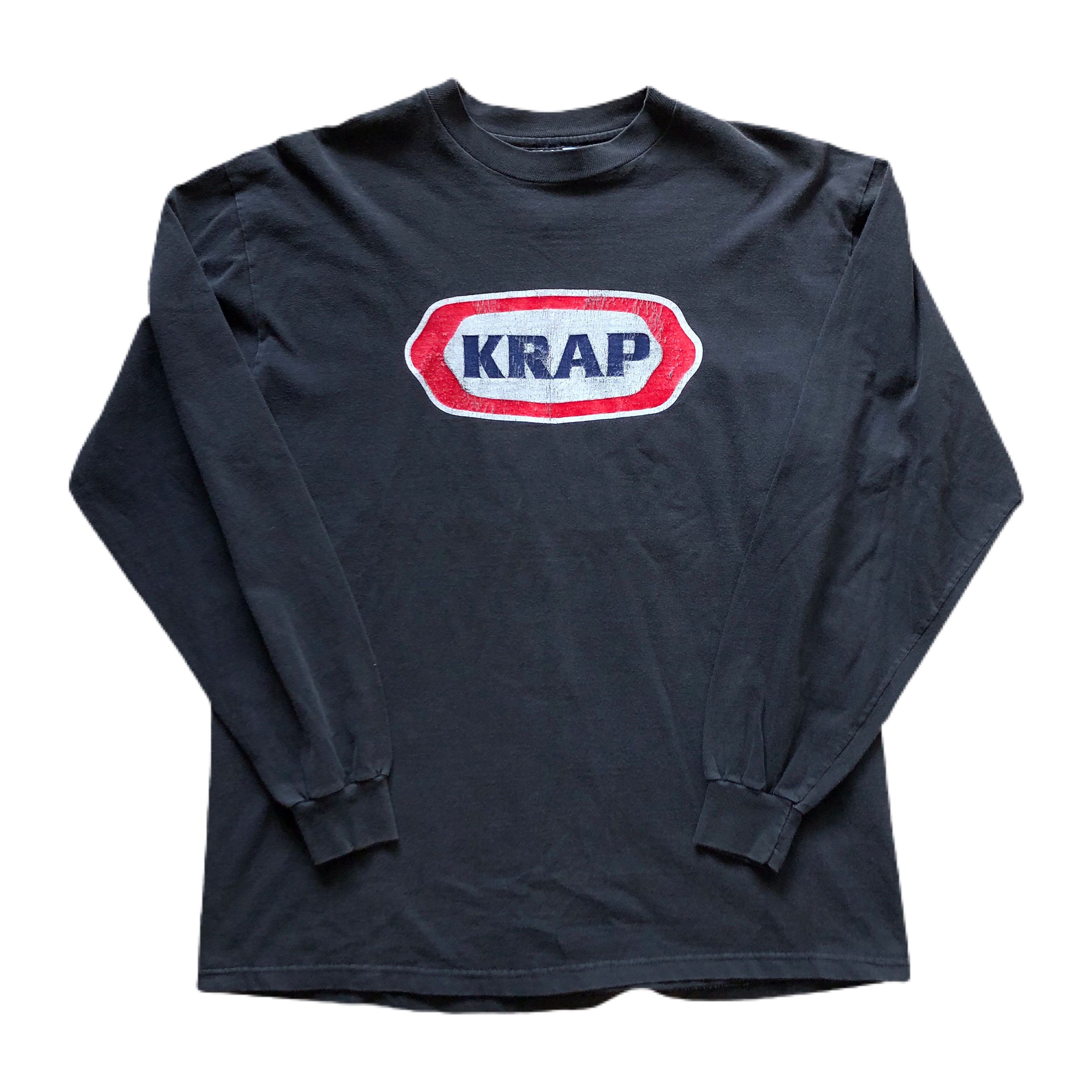 Hanes × Vintage Vintage 90s KRAP Parody T-shirt Size US L / EU 52-54 / 3 - 1 Thumbnail
