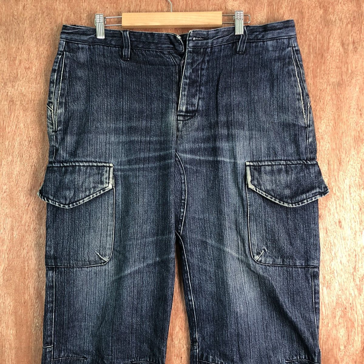 Columbia DLL Columbia Dark Blue Multipocket Denim Pants #c306 Size US 34 / EU 50 - 2 Thumbnail