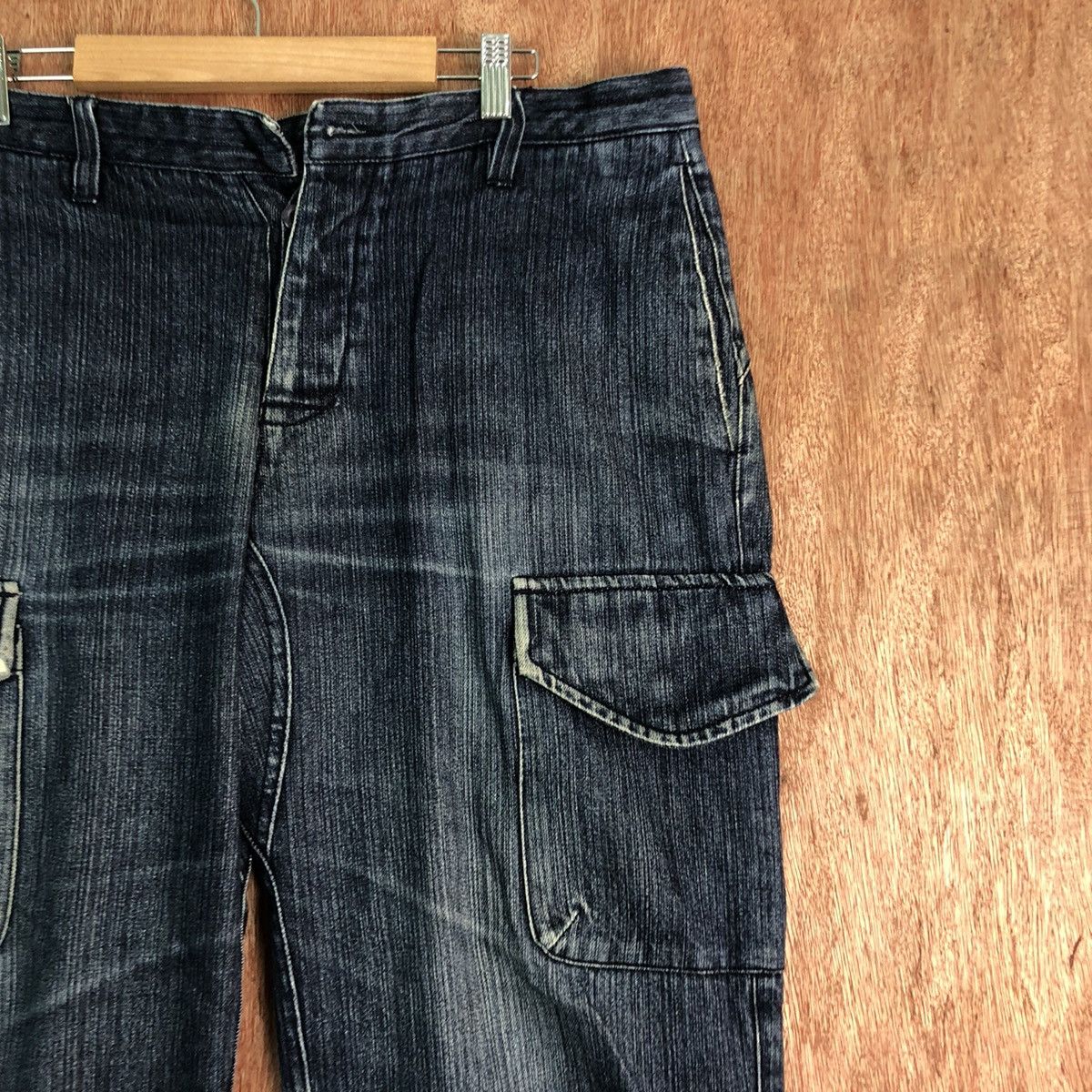 Columbia DLL Columbia Dark Blue Multipocket Denim Pants #c306 Size US 34 / EU 50 - 4 Thumbnail