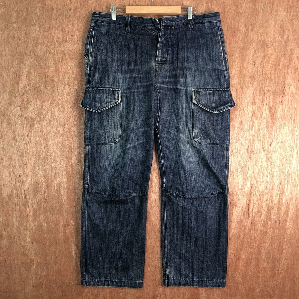 Columbia DLL Columbia Dark Blue Multipocket Denim Pants #c306 Size US 34 / EU 50 - 1 Thumbnail