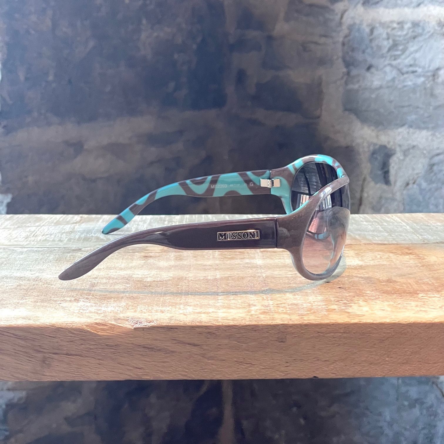 Missoni Missoni MI52203 Taupe Acetate Sunglasses Size ONE SIZE - 8 Thumbnail