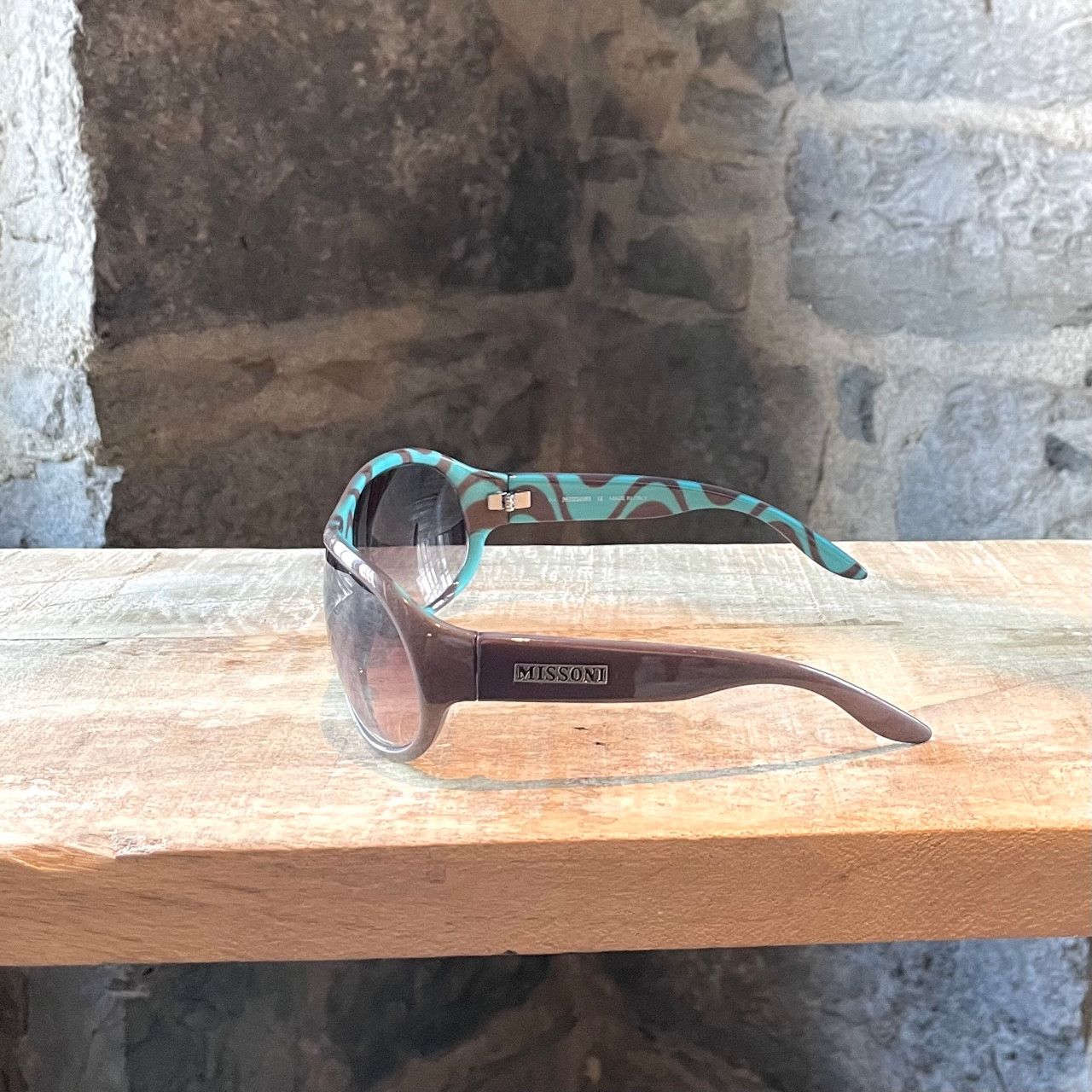 Missoni Missoni MI52203 Taupe Acetate Sunglasses Size ONE SIZE - 3 Thumbnail