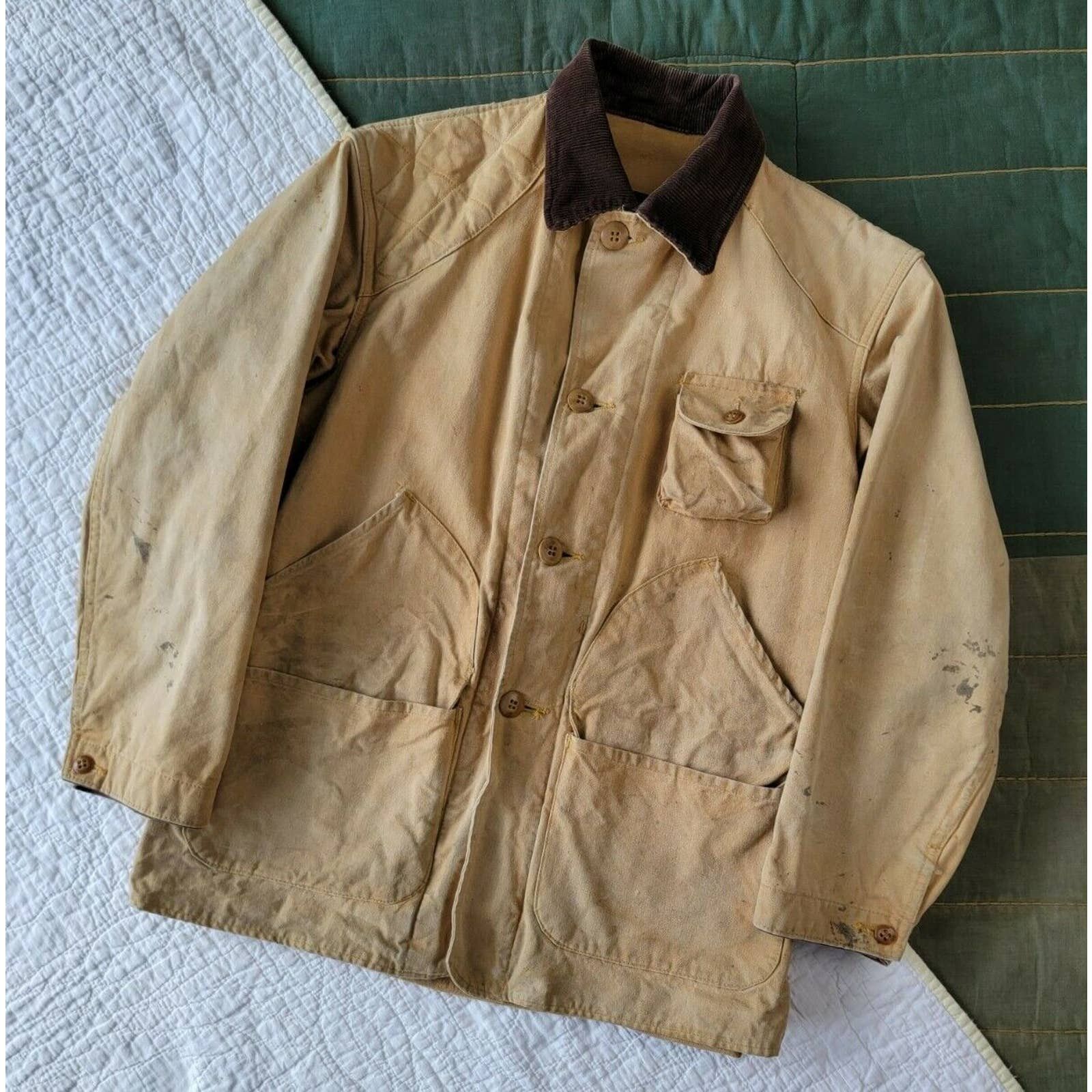 Redhead Vintage 1960s Drybak Red Head Canvas Duck Hunting Jacket M ...