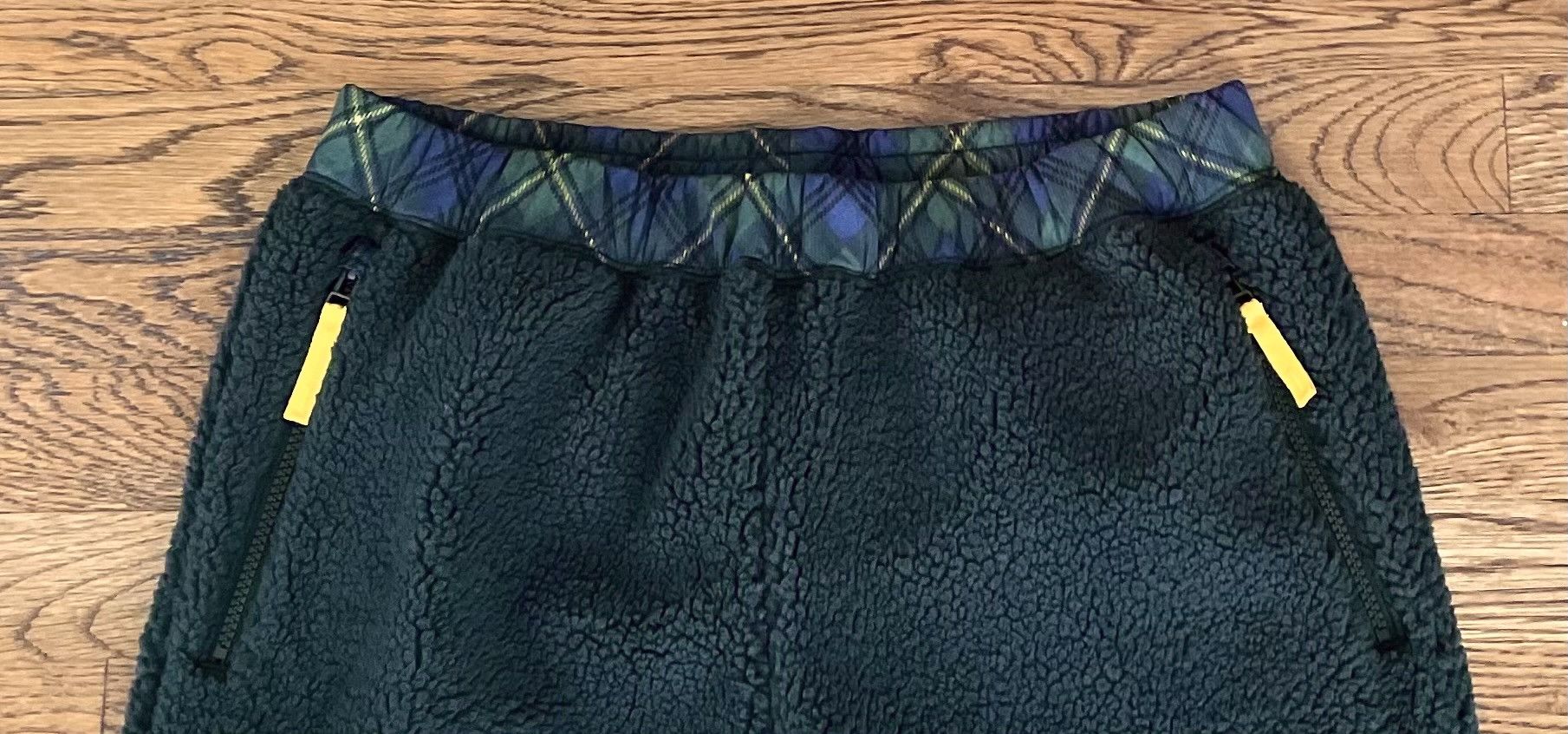 JW Anderson × Uniqlo Large Olive Green Fleece Pants Pile-Lined Sherpa Joggers Size US 34 / EU 50 - 15 Thumbnail