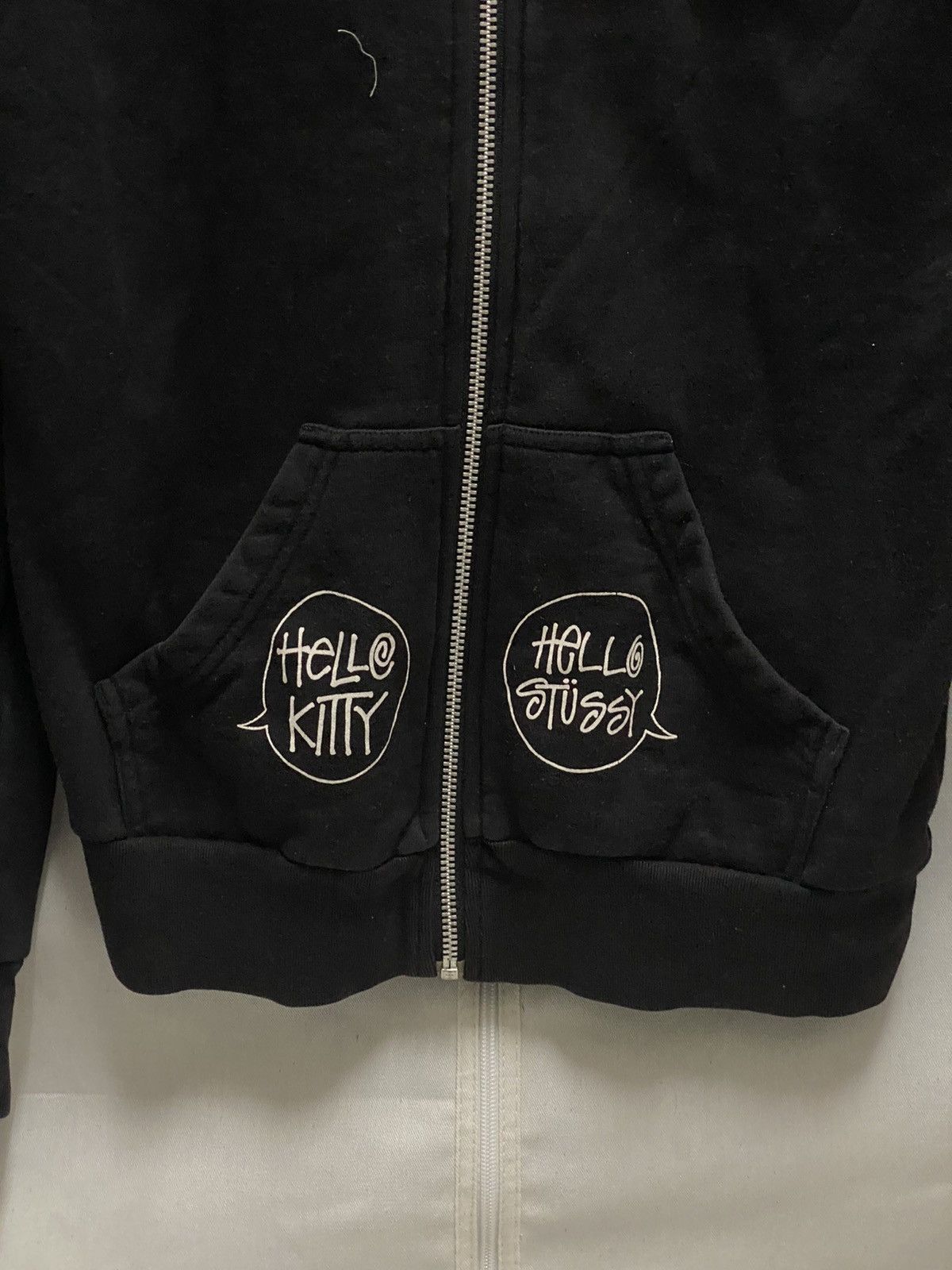 Hello Kitty x Stussy パーカー Sサイズ ブラック Hello Kitty x Stussy パーカー Sサイズ ブラック