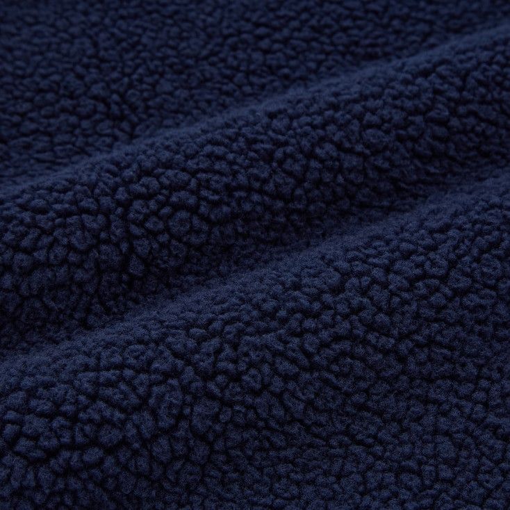 JW Anderson × Uniqlo Medium Navy Blue Fleece Pants Pile-Lined Sherpa Joggers Size US 31 - 17 Thumbnail