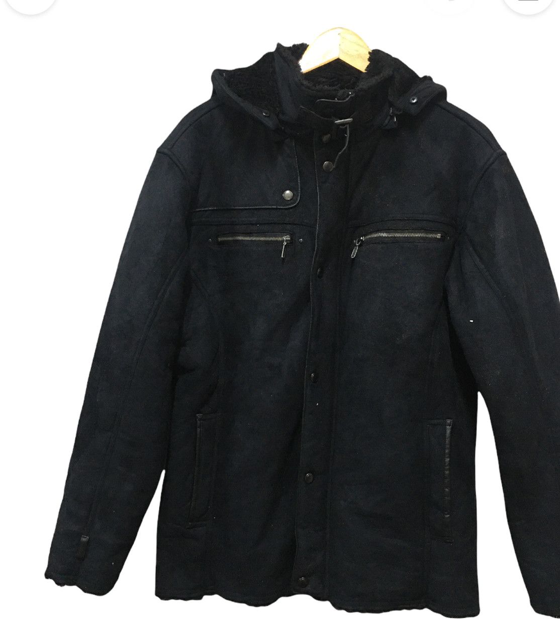 If Six Was Nine Urban Collection Punk Suede Leather Jacket Size US XL / EU 56 / 4 - 2 Thumbnail