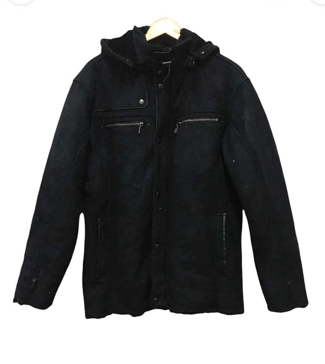 If Six Was Nine Urban Collection Punk Suede Leather Jacket Size US XL / EU 56 / 4 - 1 Thumbnail