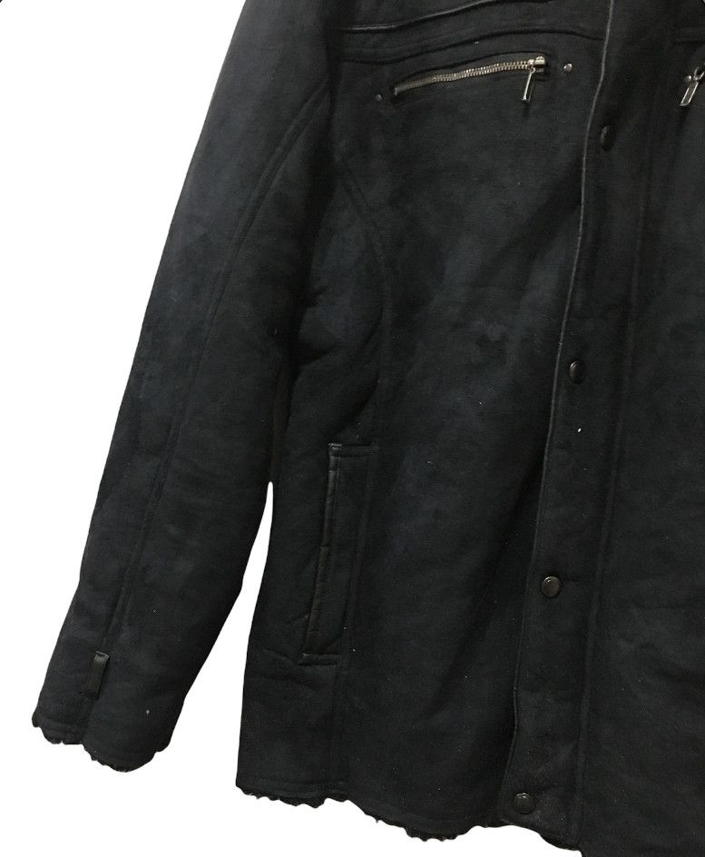 If Six Was Nine Urban Collection Punk Suede Leather Jacket Size US XL / EU 56 / 4 - 4 Thumbnail