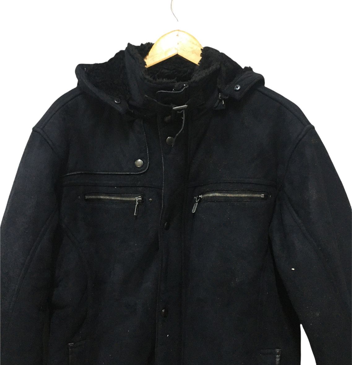 If Six Was Nine Urban Collection Punk Suede Leather Jacket Size US XL / EU 56 / 4 - 3 Thumbnail