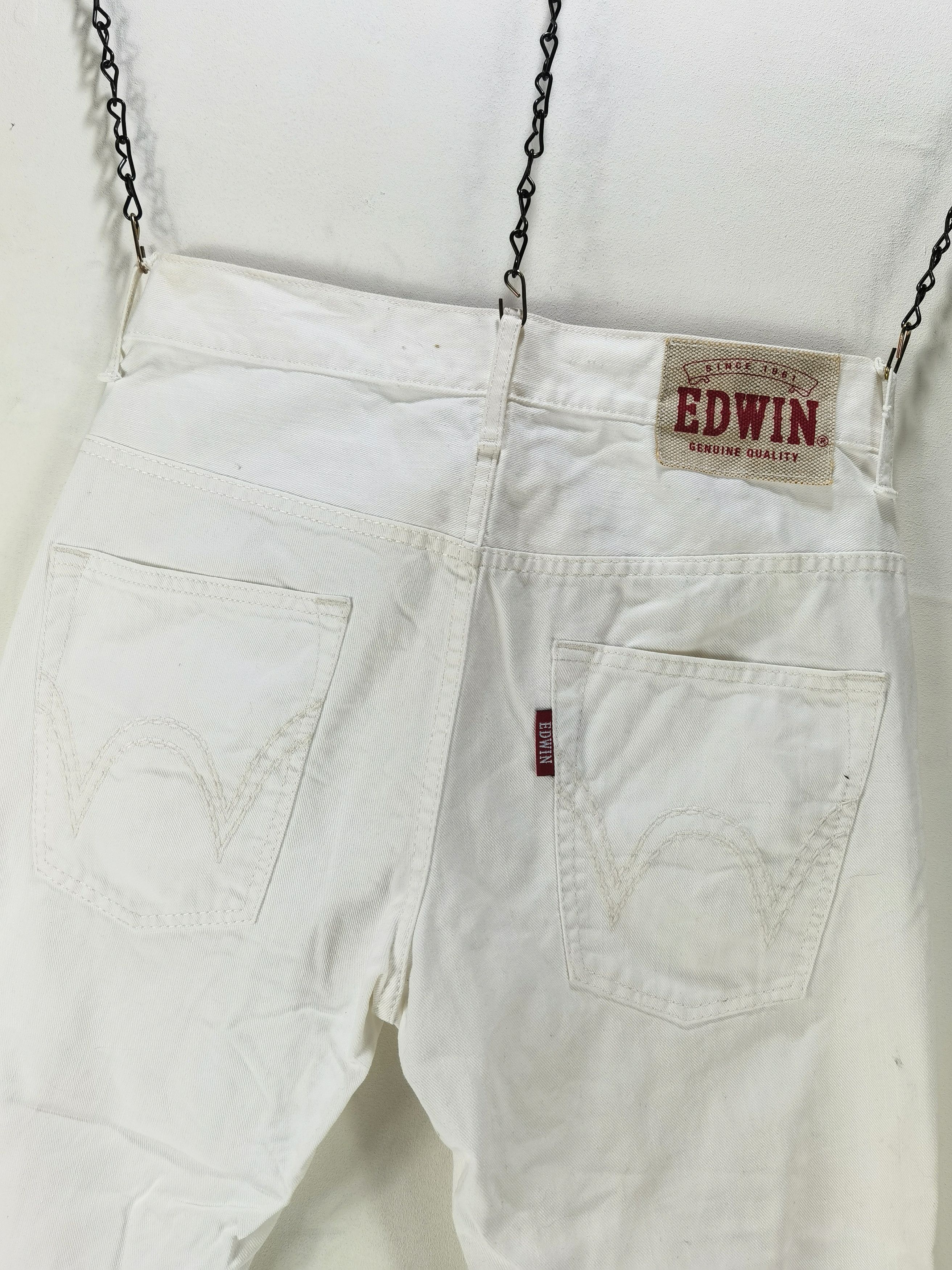 P4 superwhite EDWIN crop three quarter jeans pant exclusive