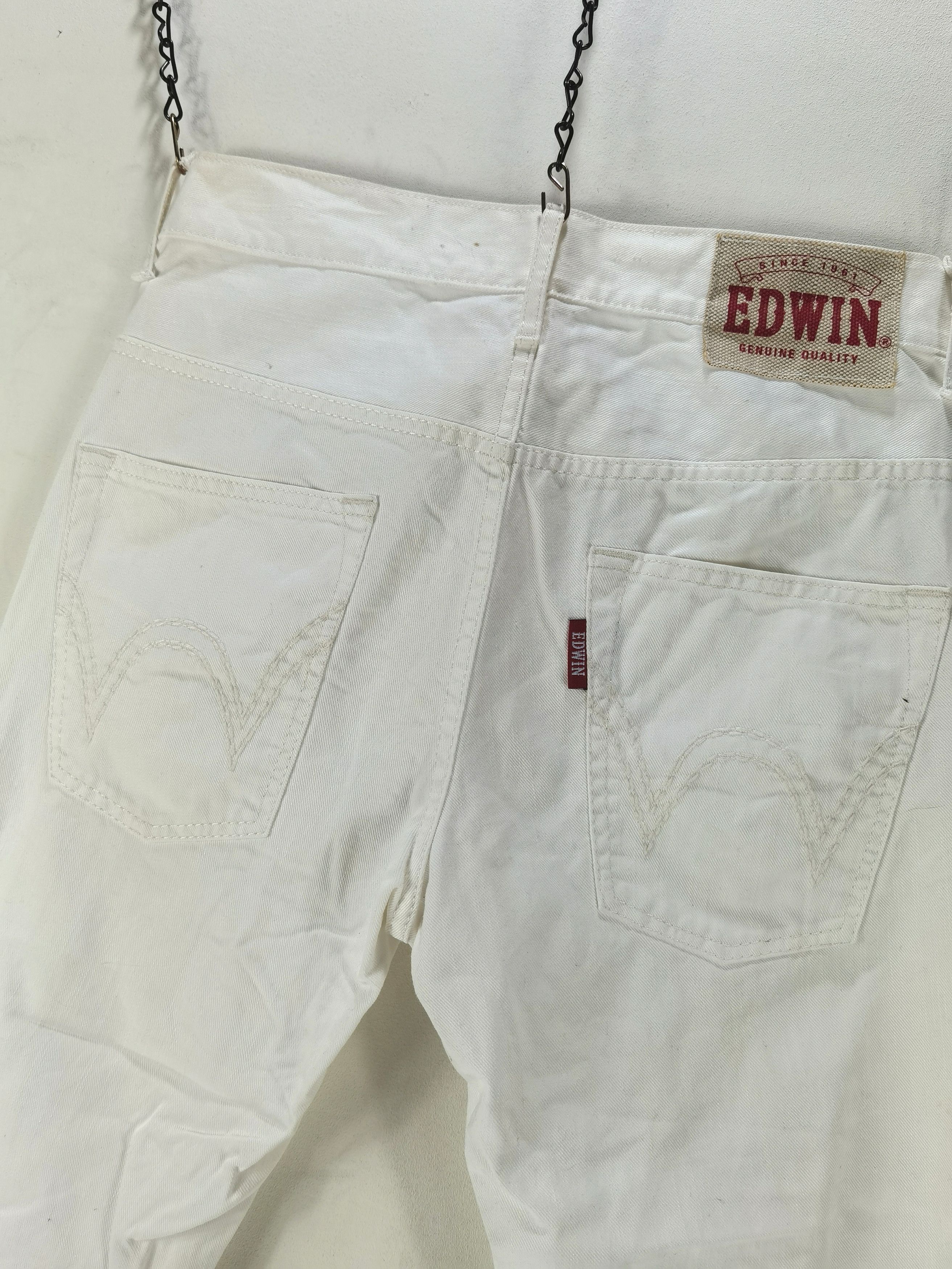 P4 superwhite EDWIN crop three quarter jeans pant exclusive