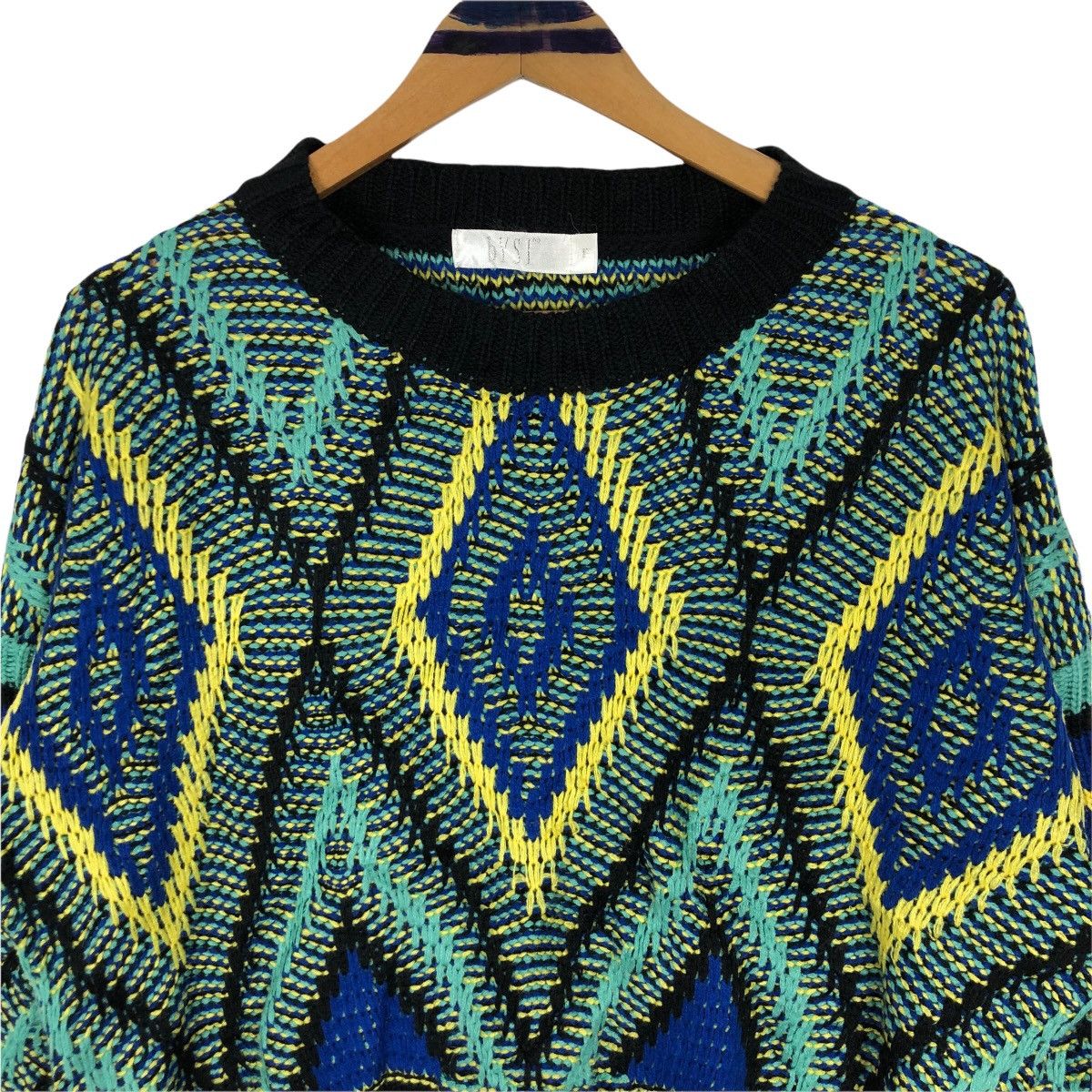 Japanese Brand Vintage bYSI Crewneck Knitted Sweater Size US L / EU 52-54 / 3 - 4 Thumbnail