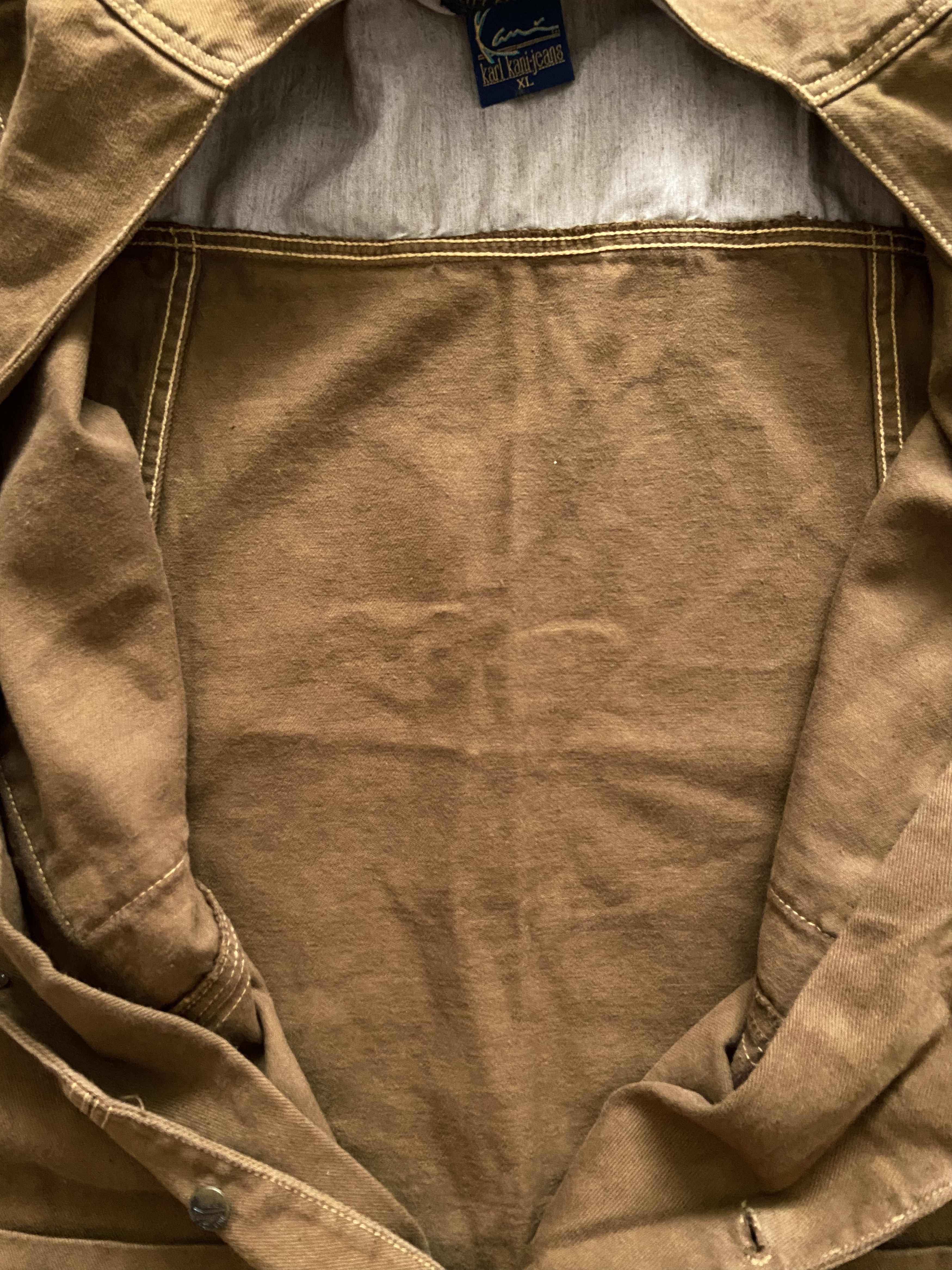 Karl Kani Vintage 90s Karl Kani Jeans Brown Jungle Tupac Vest Size US XL / EU 56 / 4 - 5 Thumbnail