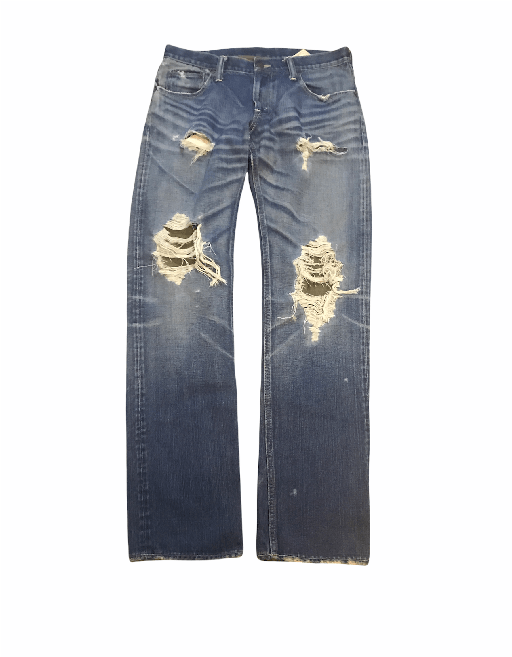 TMT TMT Japan distressed thermal layer selvedge pants Size US 33 - 1 Thumbnail