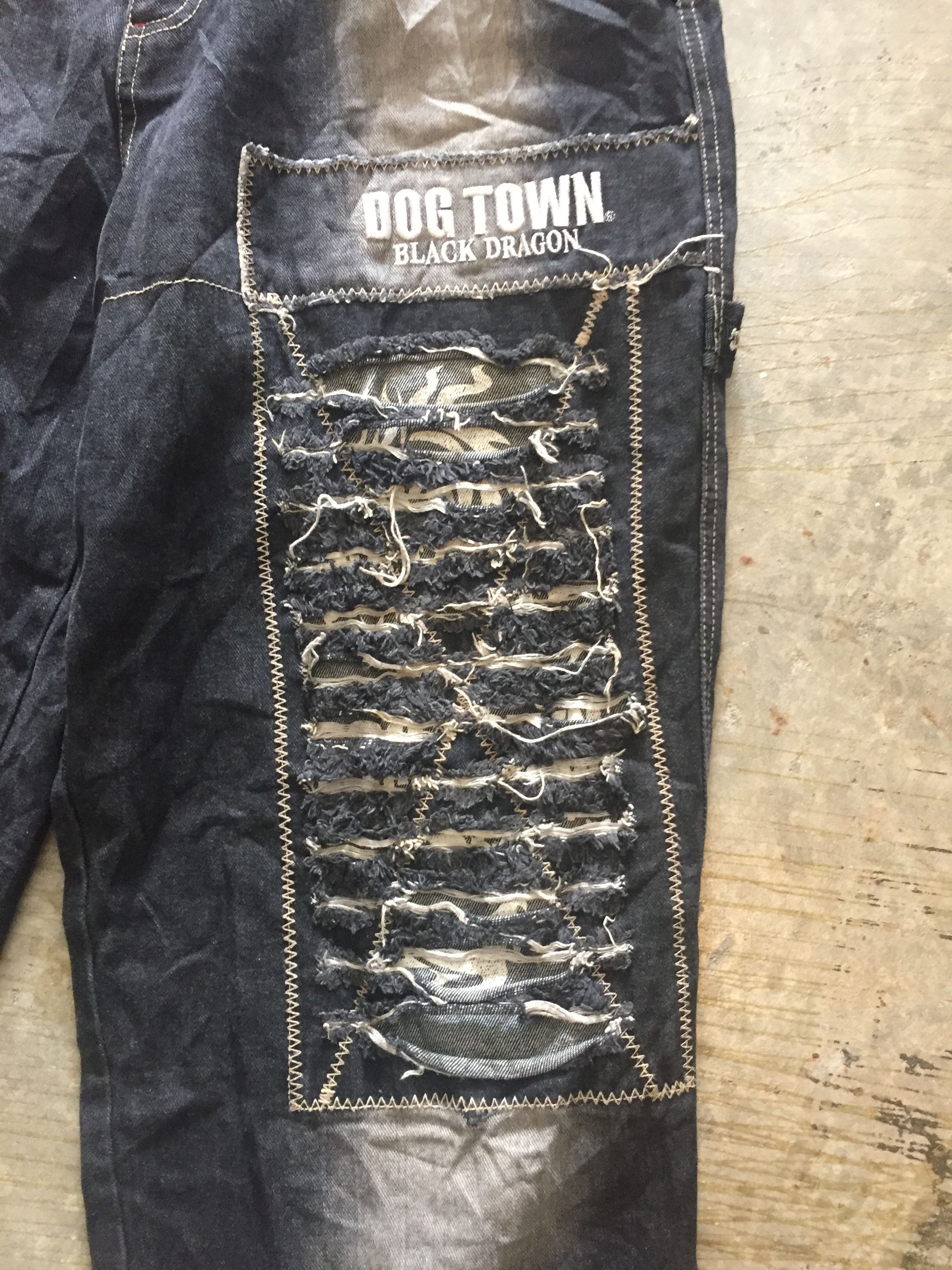 Dogtown 2000s Dogtown fringe distressed baggy carpenter denim Size US 34 / EU 50 - 3 Thumbnail