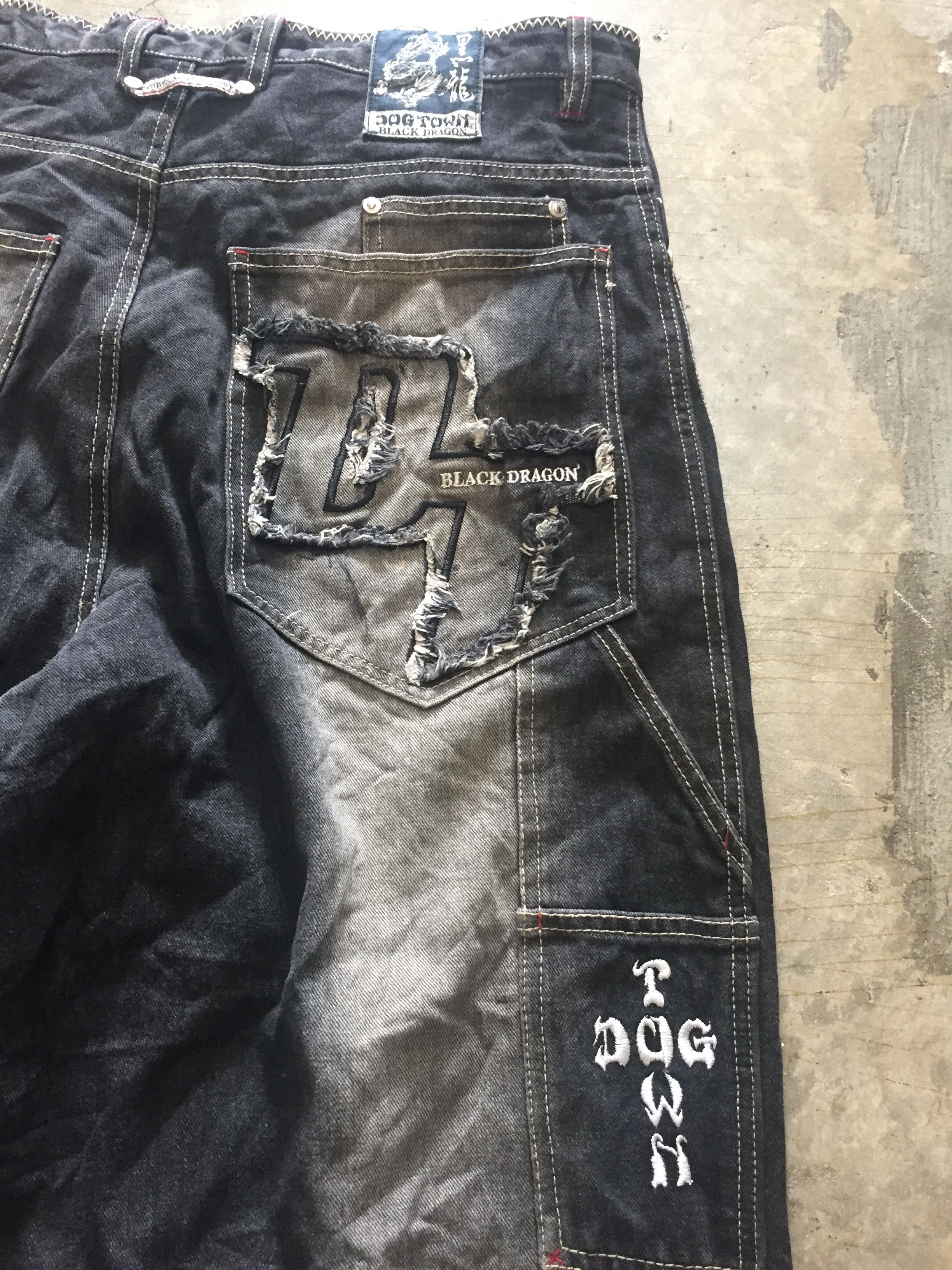 Dogtown 2000s Dogtown fringe distressed baggy carpenter denim Size US 34 / EU 50 - 8 Thumbnail