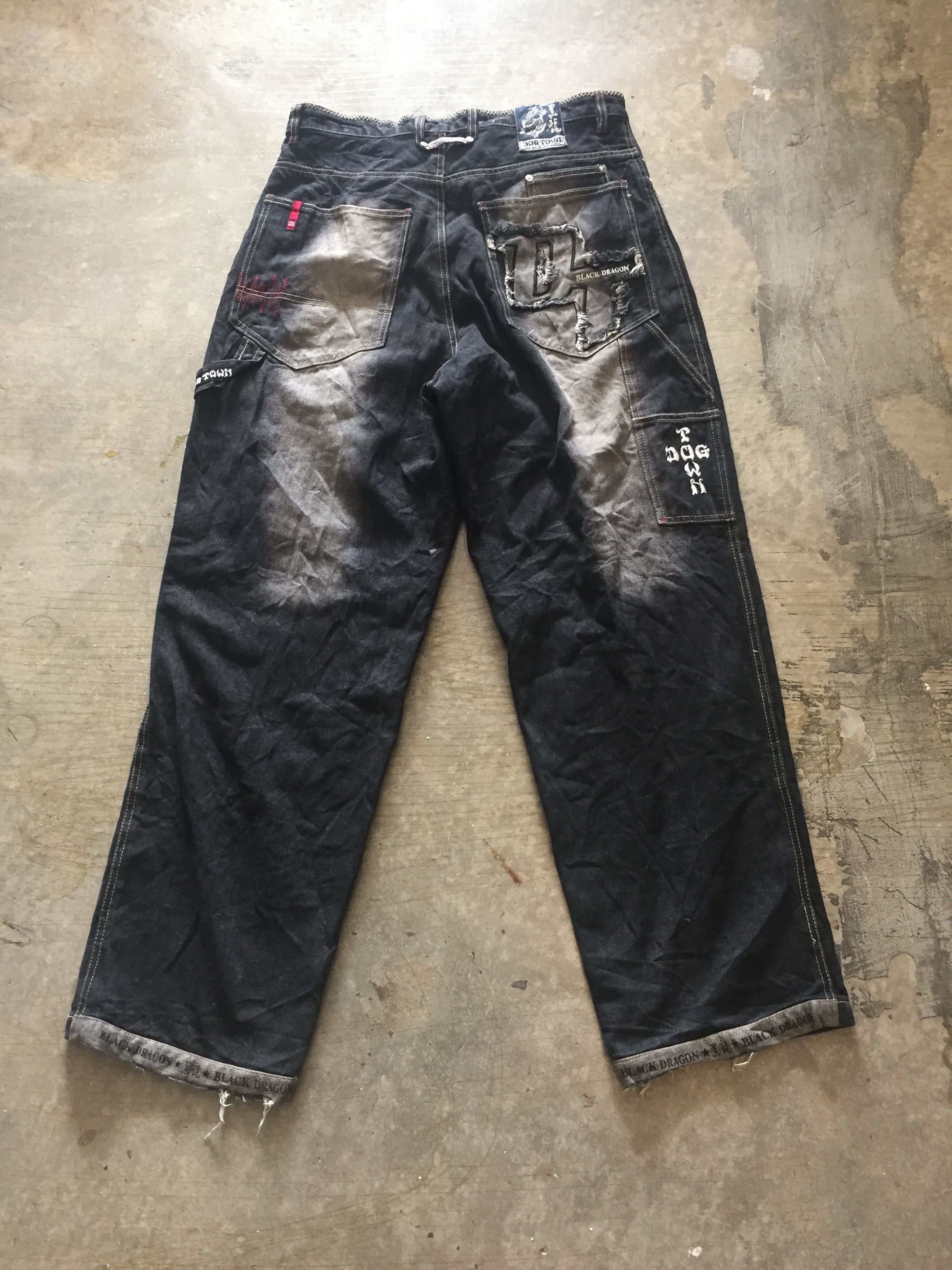 Dogtown 2000s Dogtown fringe distressed baggy carpenter denim Size US 34 / EU 50 - 7 Thumbnail