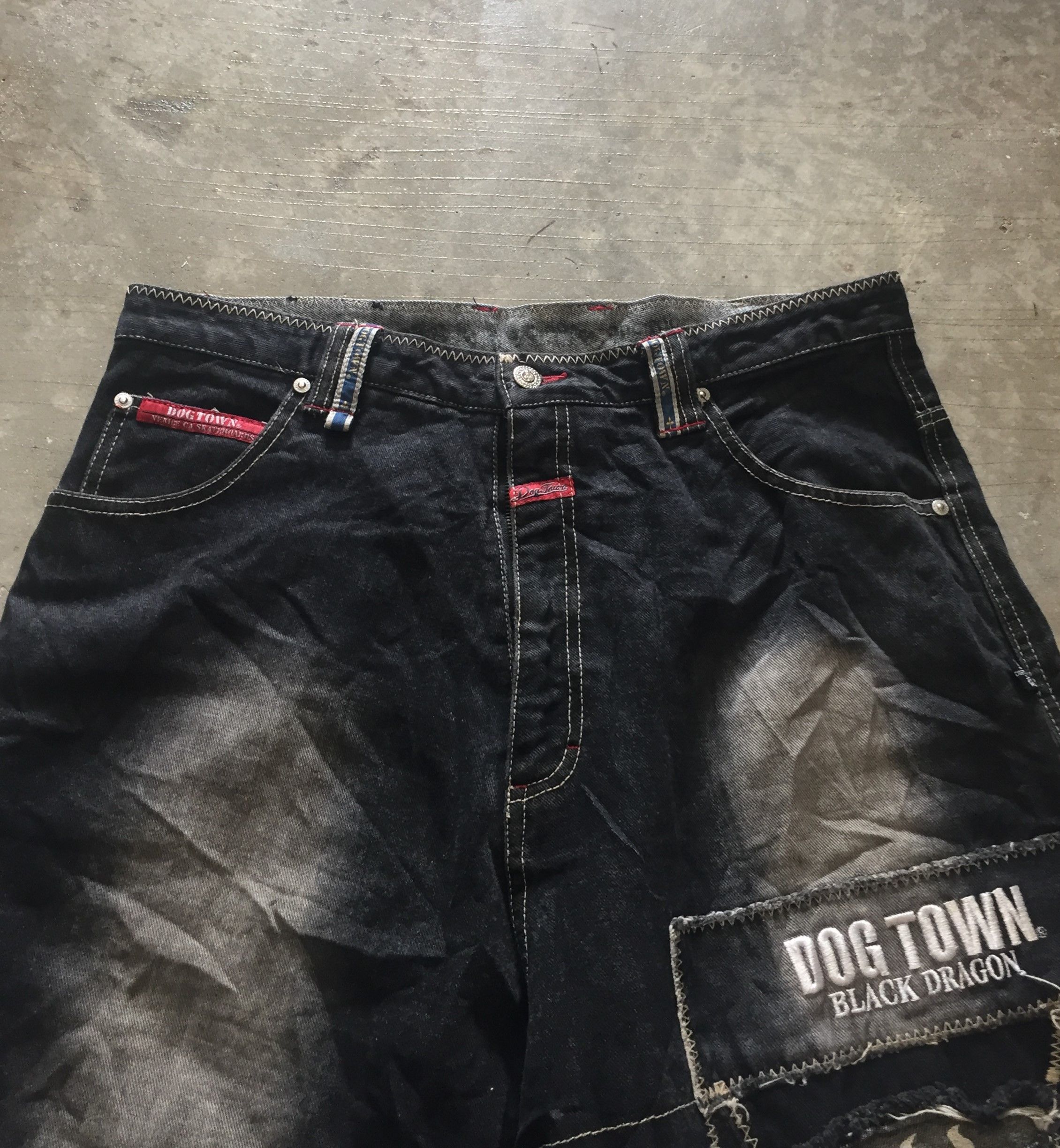 Dogtown 2000s Dogtown fringe distressed baggy carpenter denim Size US 34 / EU 50 - 6 Thumbnail