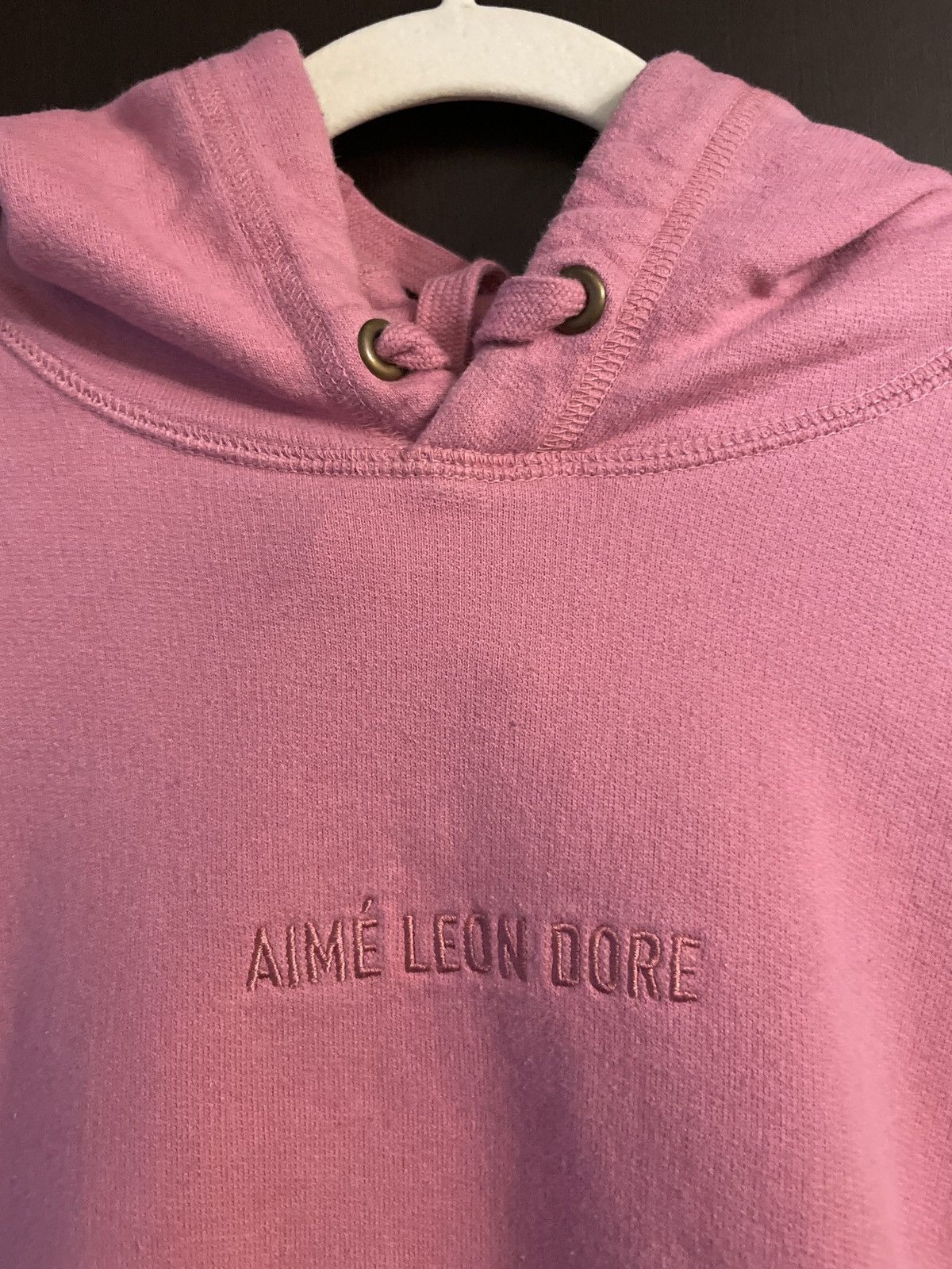 Aime Leon Dore ALD hoodie SS20 pink logo Size US XS / EU 42 / 0 - 3 Thumbnail