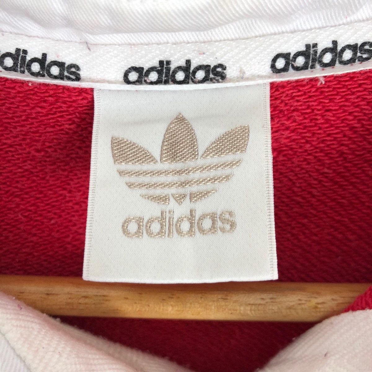 Adidas Vintage 90s Adidas Originals Collar Sweatshirt Size US L / EU 52-54 / 3 - 9 Thumbnail