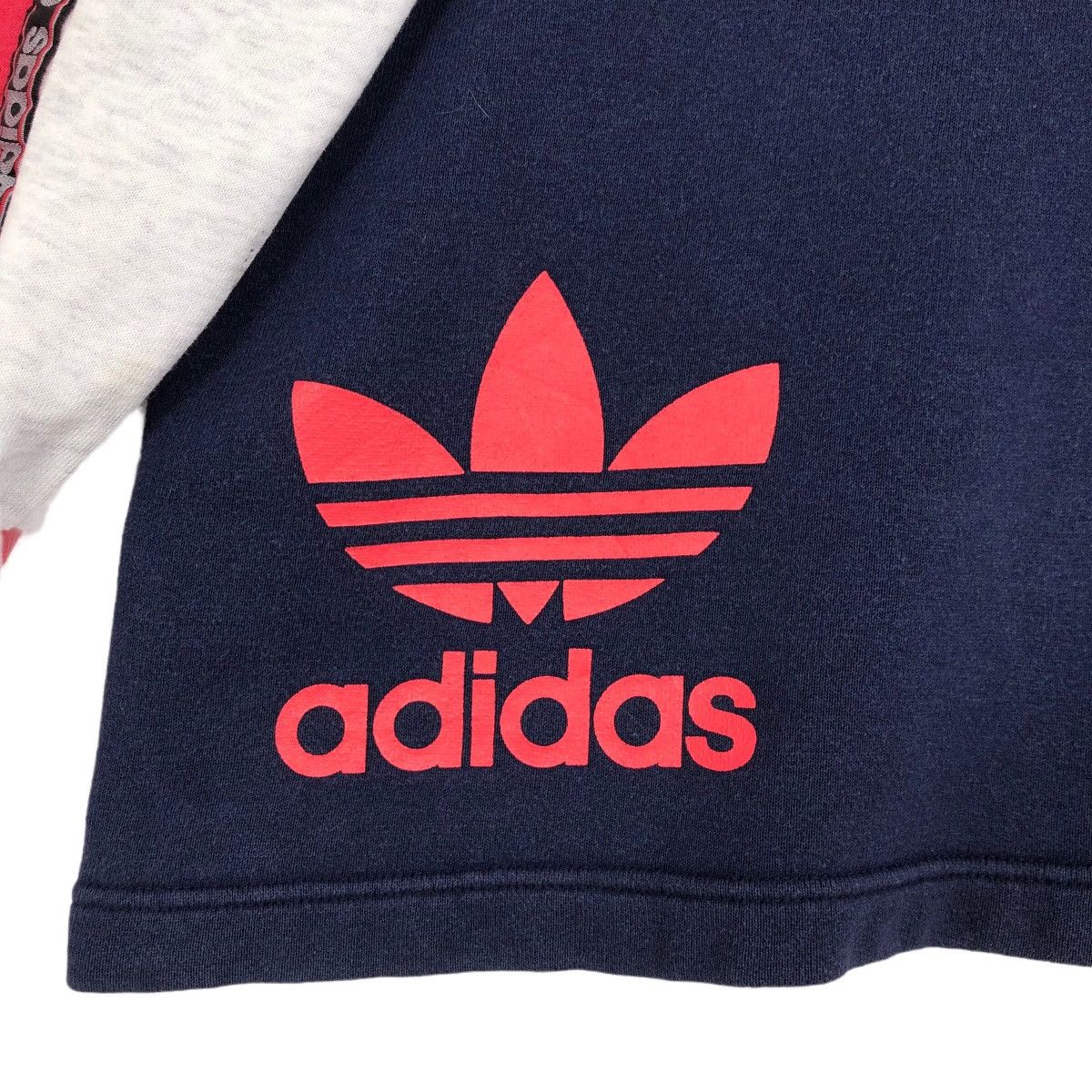 Adidas Vintage 90s Adidas Originals Collar Sweatshirt Size US L / EU 52-54 / 3 - 13 Thumbnail