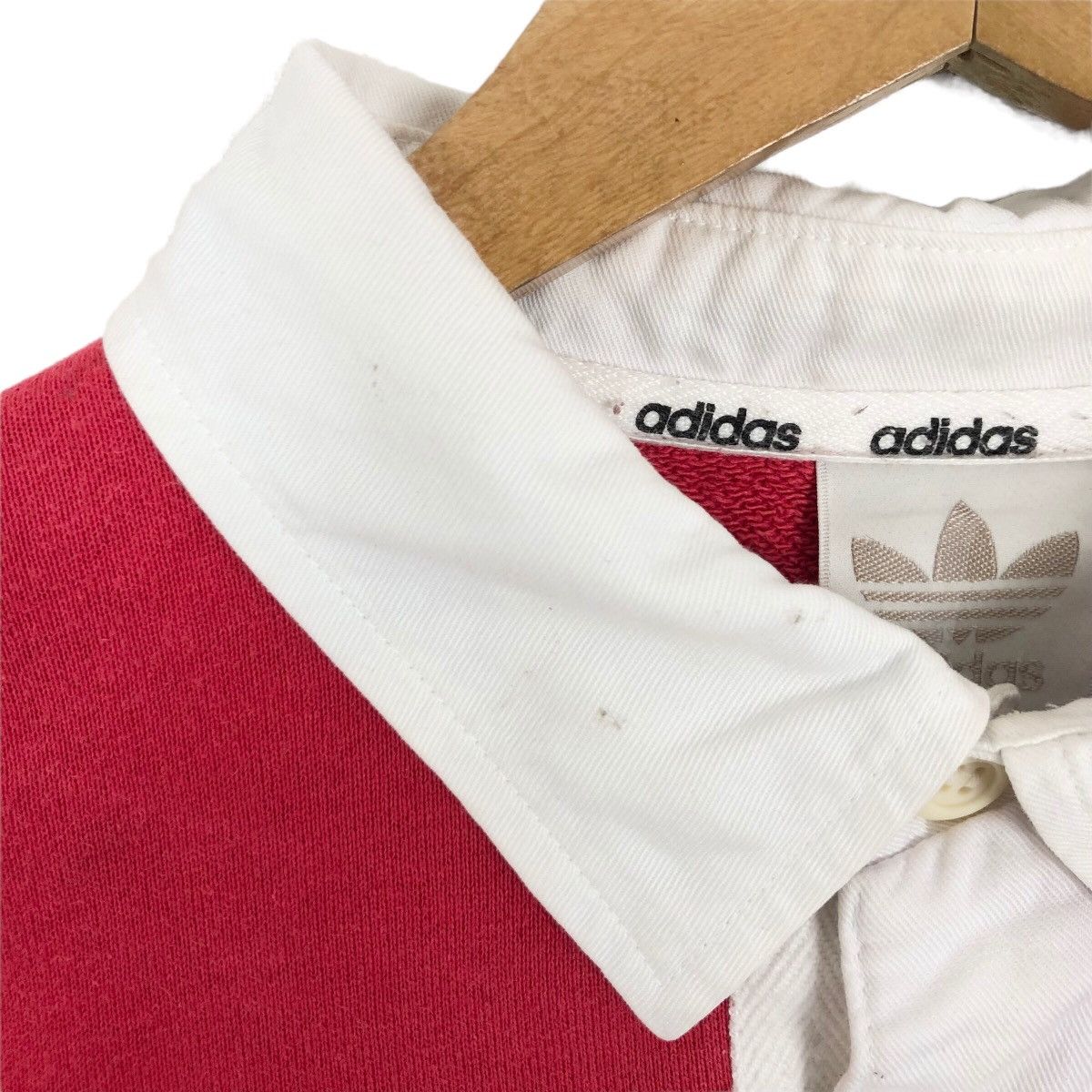 Adidas Vintage 90s Adidas Originals Collar Sweatshirt Size US L / EU 52-54 / 3 - 8 Thumbnail