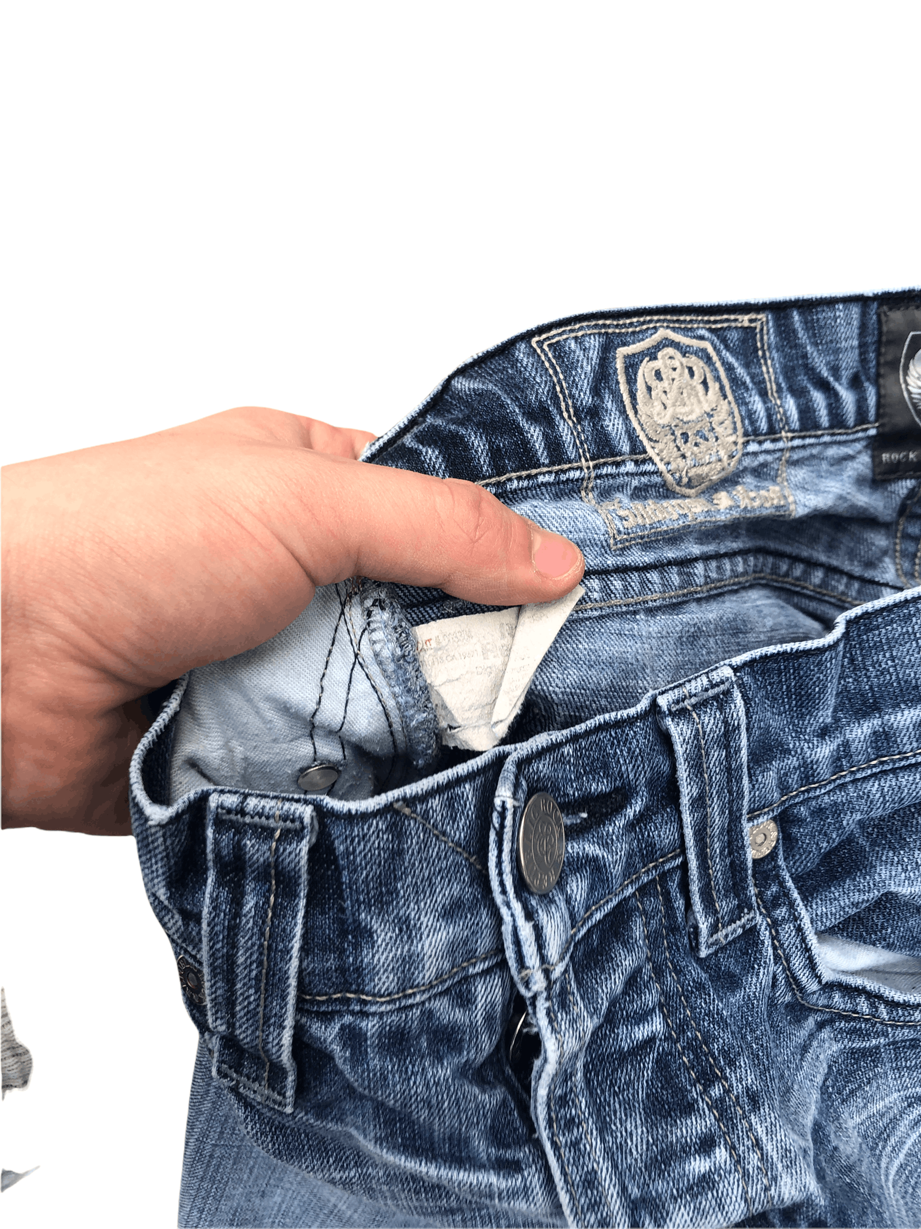 Rock & Republic × Vintage RARE Vintage Rock & Republic Jeans Size 30 Blue Size US 30 / EU 46 - 6 Thumbnail