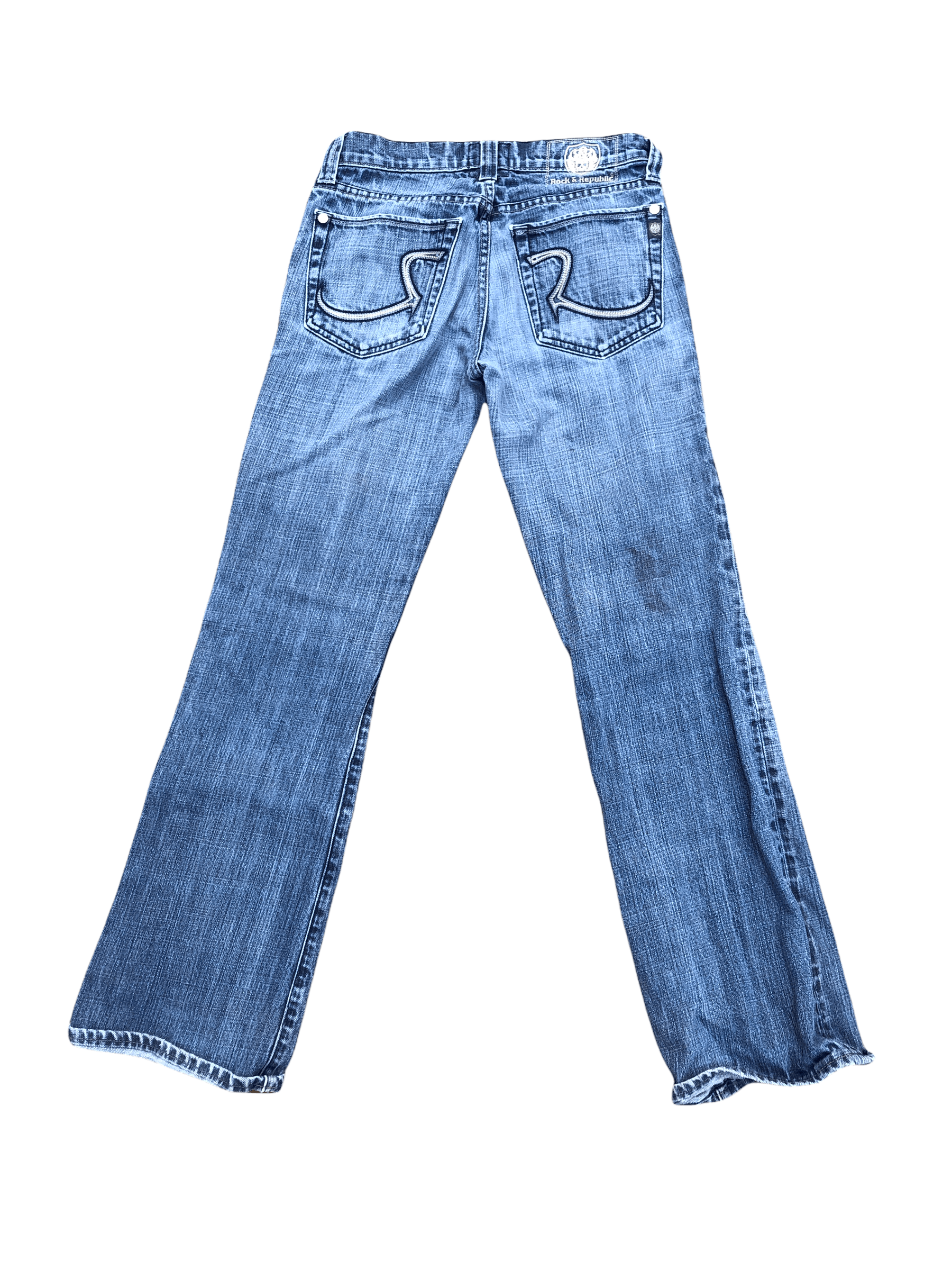 Rock & Republic × Vintage RARE Vintage Rock & Republic Jeans Size 30 Blue Size US 30 / EU 46 - 2 Thumbnail