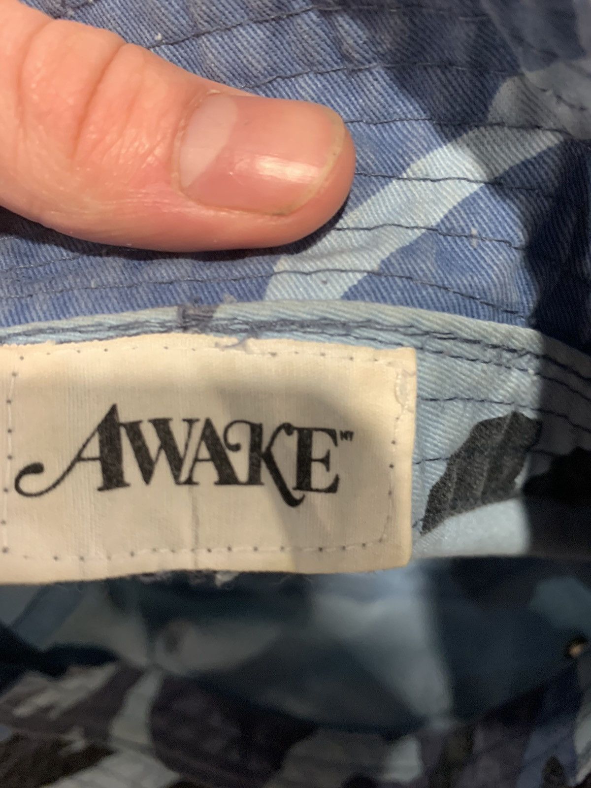 Awake NY Awake NY Ribbon Script Bucket Hat Size ONE SIZE - 5 Thumbnail