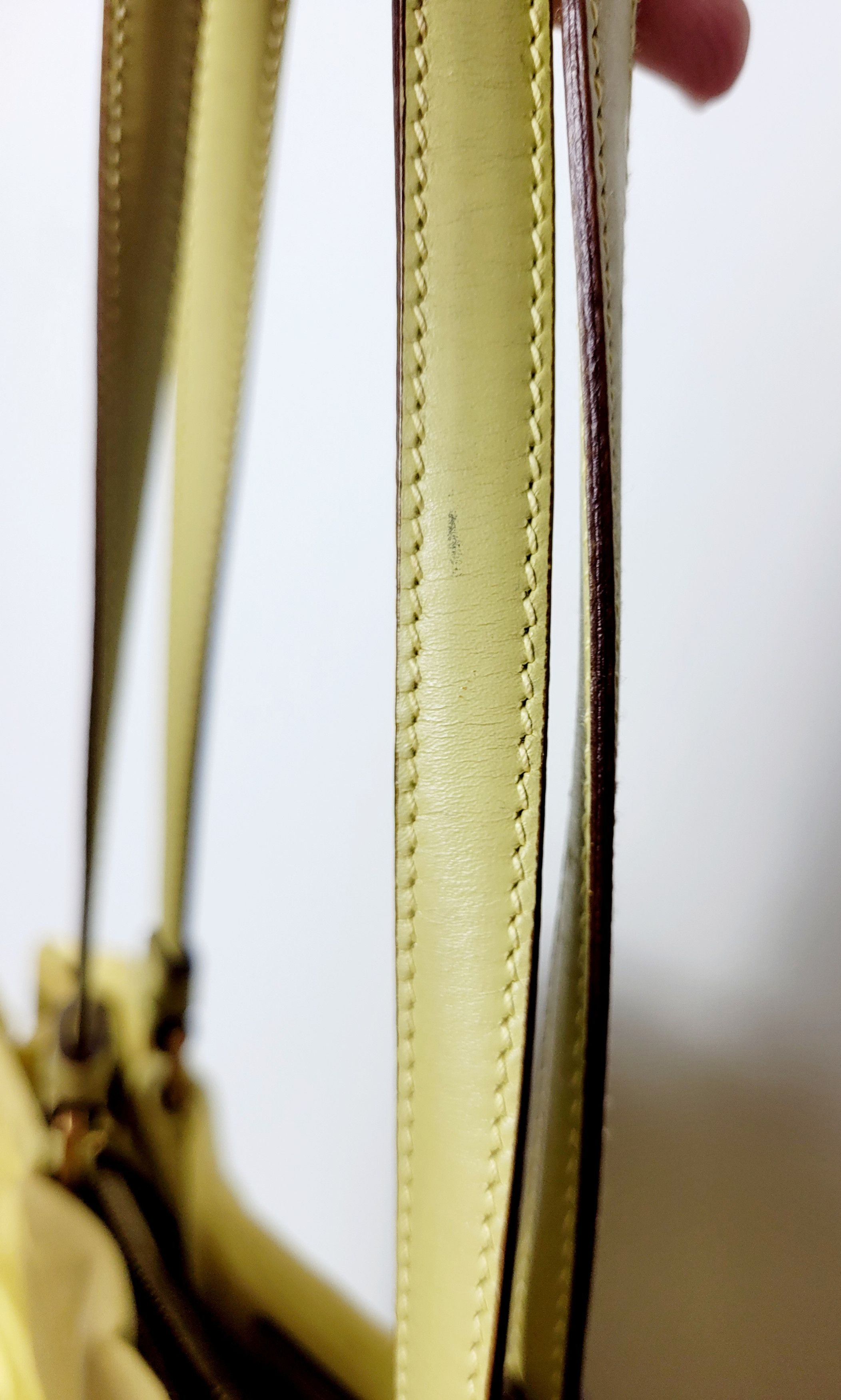 Prada Prada Yellow Nylon Tessuto Bag RARE! Size ONE SIZE - 5 Thumbnail