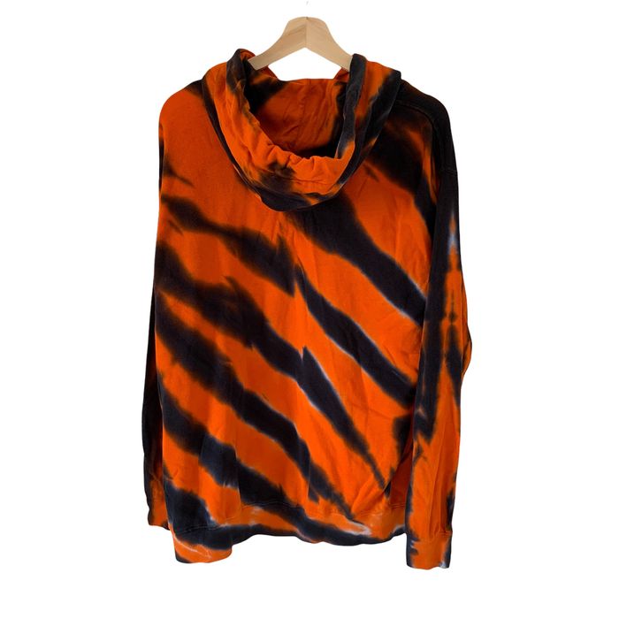 Thrasher Thrasher Orange & Black Tiger Stripe Hoodie