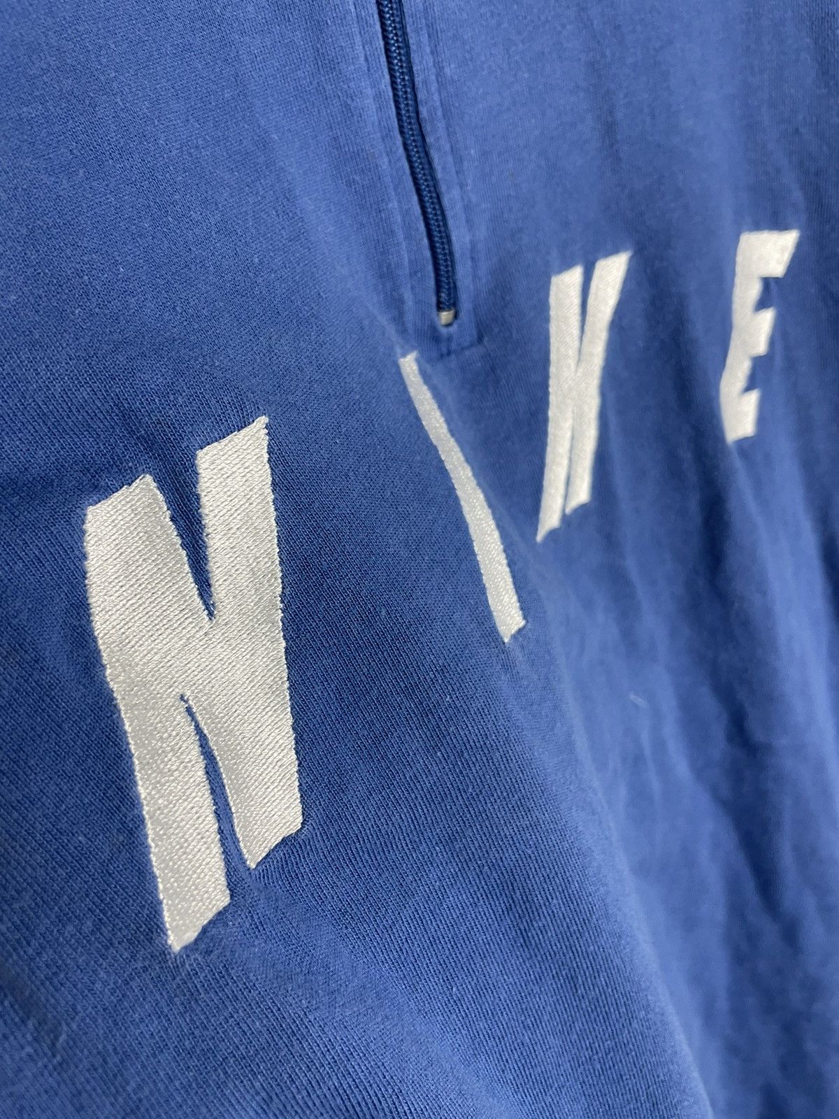 Nike × Vintage Nike 90s Vintage Pullover | Y2K Streetwear M Blue Size US M / EU 48-50 / 2 - 5 Thumbnail