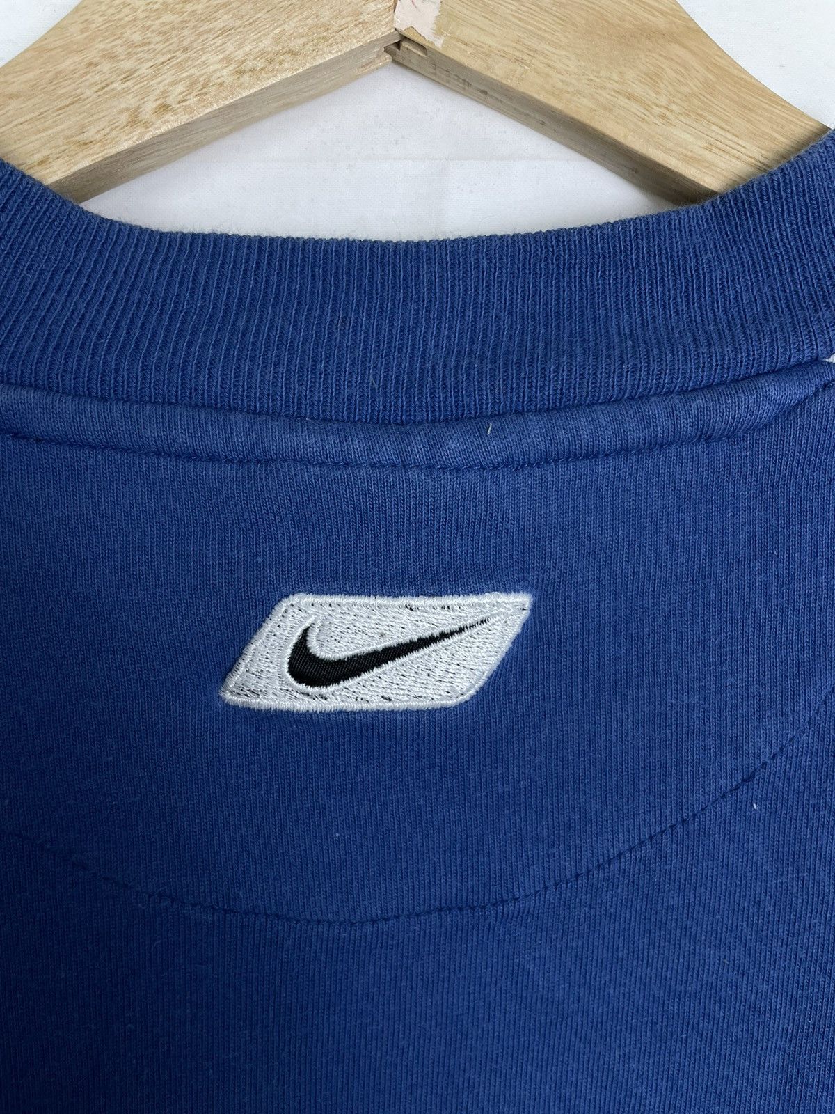 Nike × Vintage Nike 90s Vintage Pullover | Y2K Streetwear M Blue Size US M / EU 48-50 / 2 - 6 Thumbnail