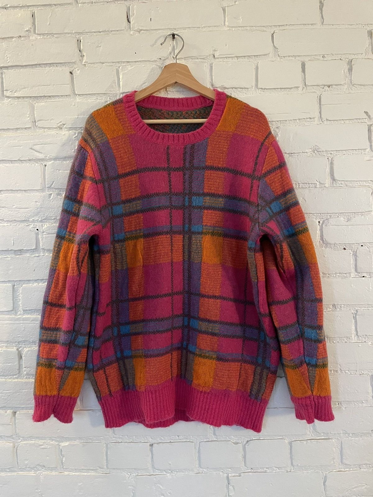 Noah Madras Knit Sweater | Grailed