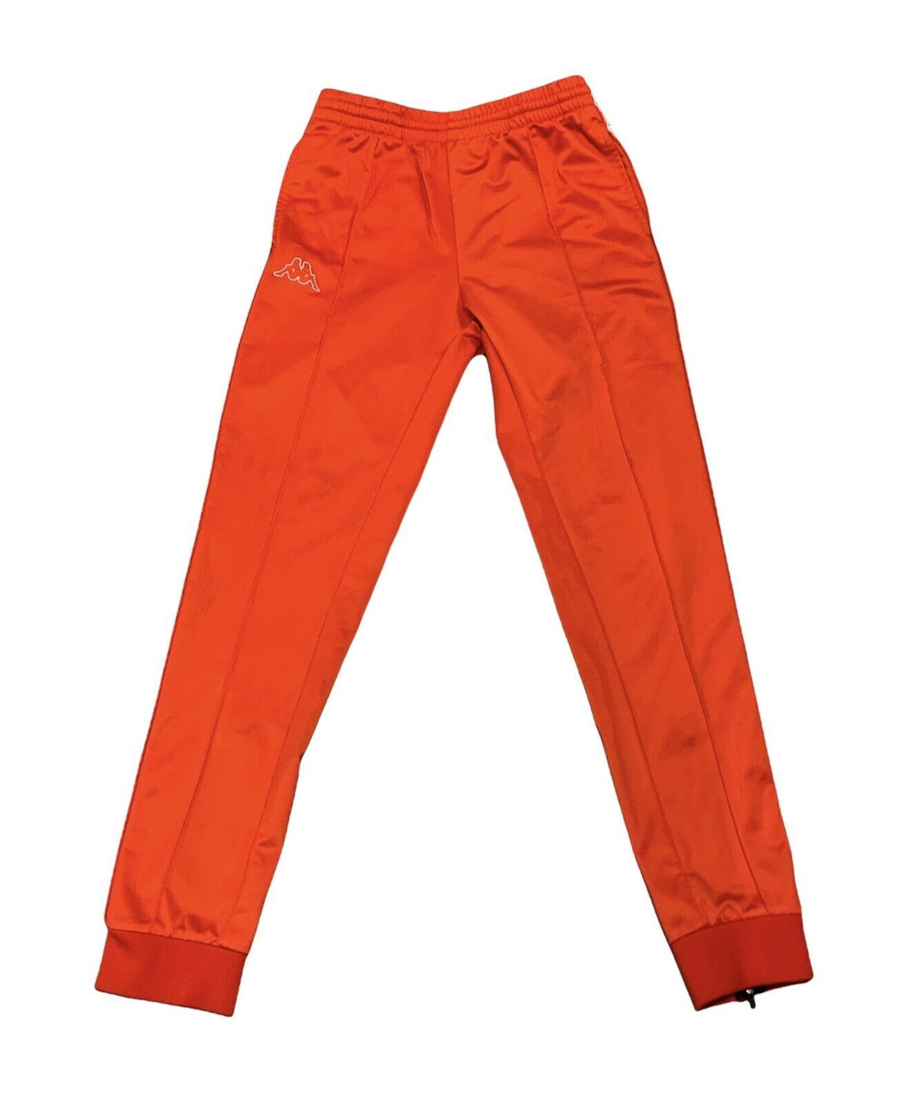 Orange kappa track pants sale