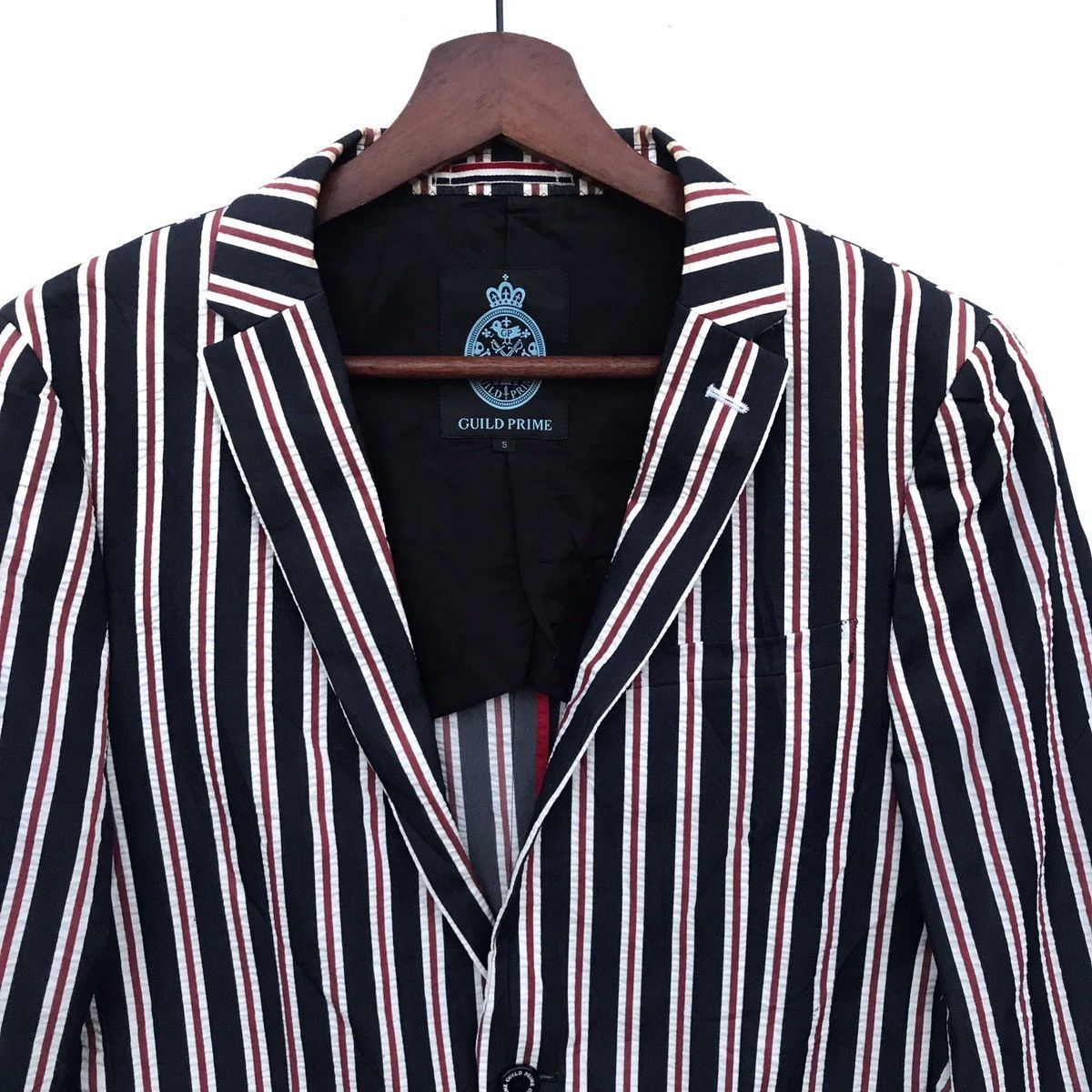 Other Vintage Guild Prime Stripe Blazer Coat Size 36S - 5 Thumbnail