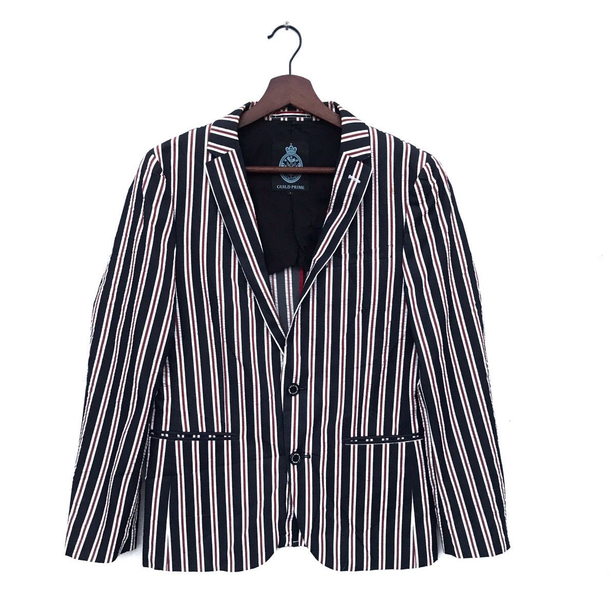 Other Vintage Guild Prime Stripe Blazer Coat Size 36S - 1 Thumbnail