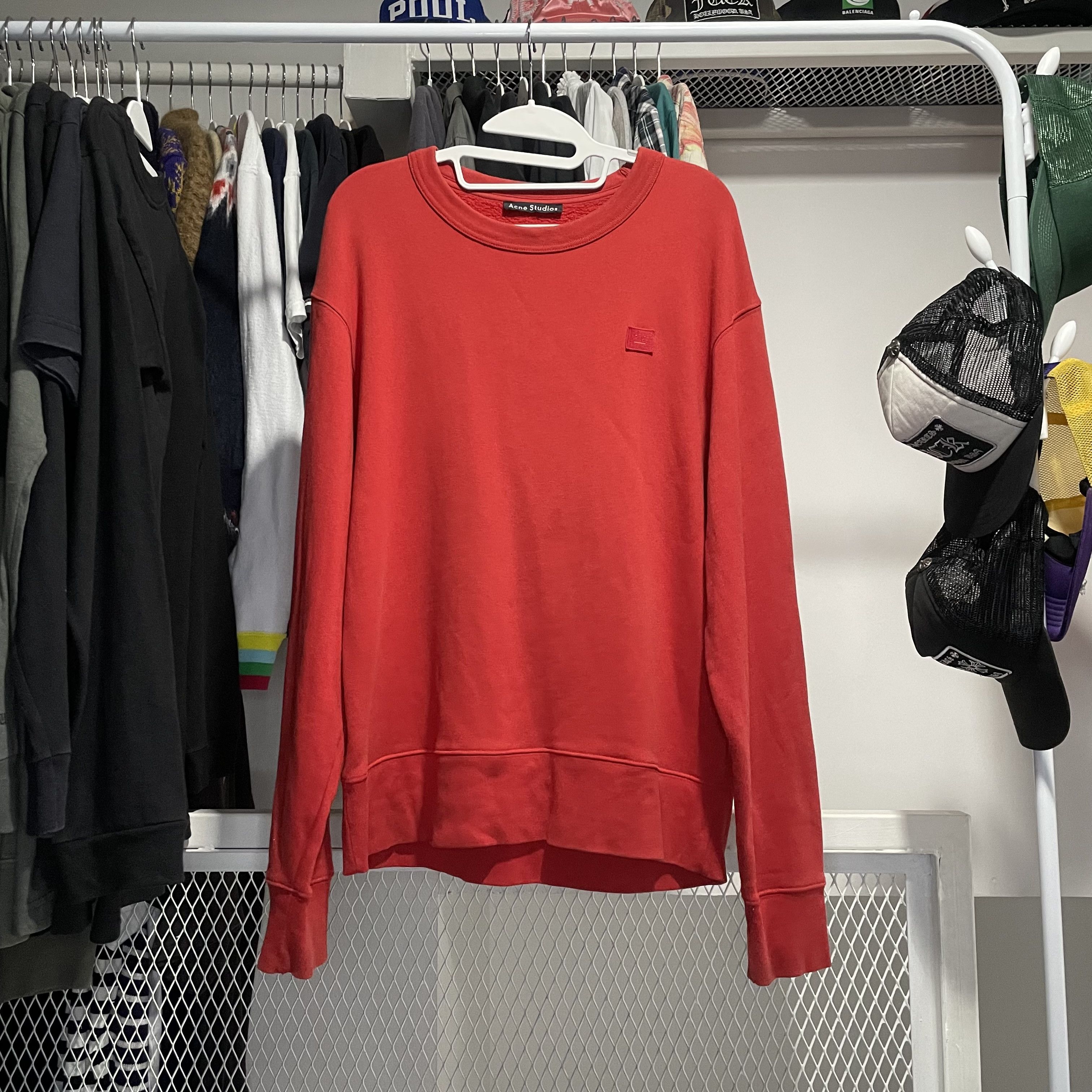 Acne Studios Acne Studios Smile Face Patch Crewneck Size US M / EU 48-50 / 2 - 1 Thumbnail