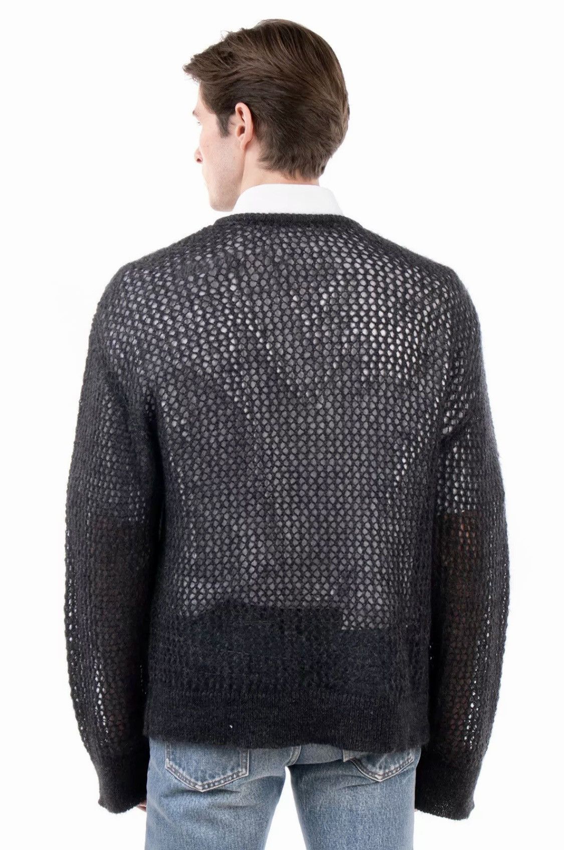 Hussein Chalayan New Runway Kid Mohair Blend Oversized Loose Knit Sweater Size US S / EU 44-46 / 1 - 8 Thumbnail